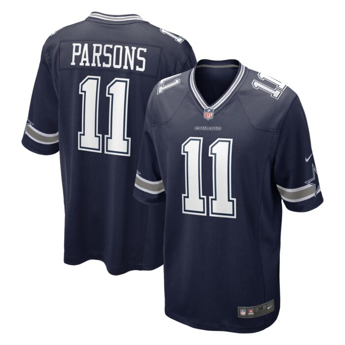 Men’s Dallas Cowboys Micah Parsons Nike Navy Game Jersey