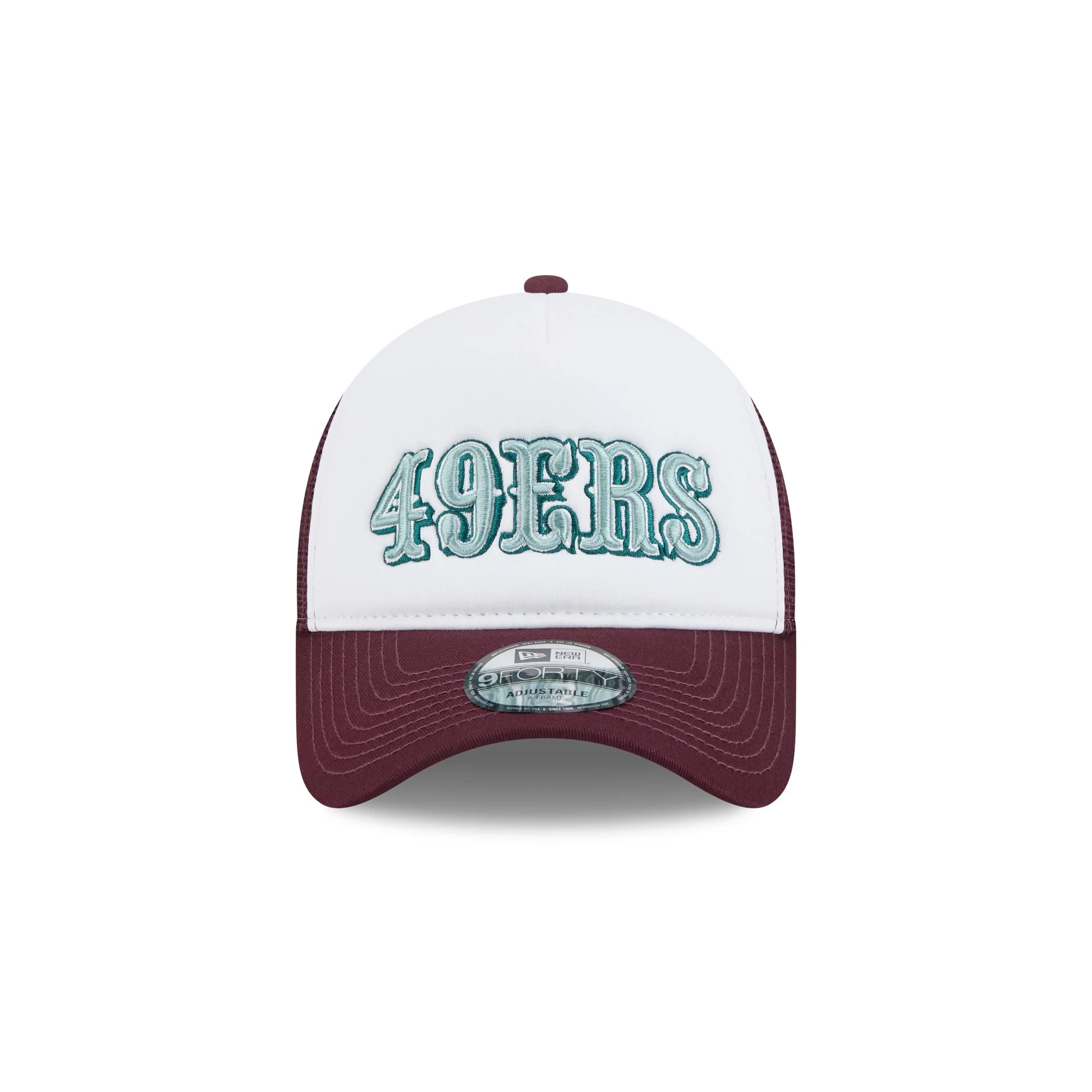 San Francisco 49ers Optic White 9FORTY A-Frame Snapback Hat