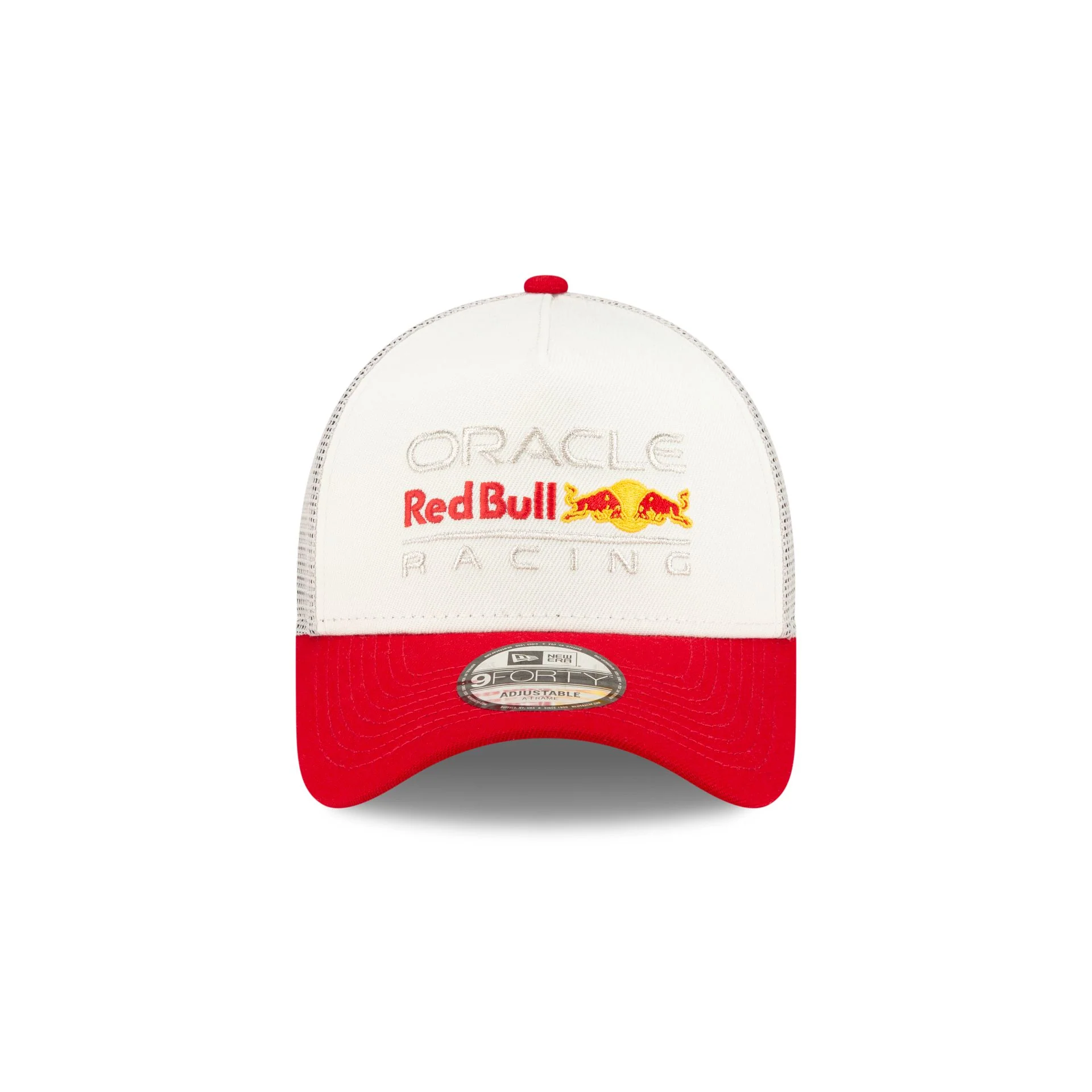 Oracle Red Bull Racing Essential White 9FORTY A-Frame Trucker Hat