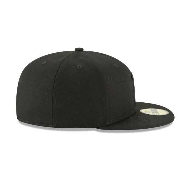 Los Angeles Angels Blackout Basic 59FIFTY Fitted Hat