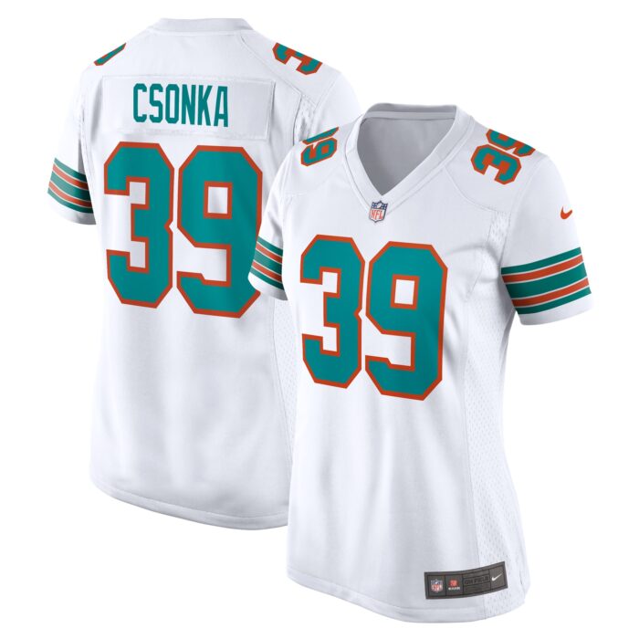 Men’s Miami Dolphins Larry Csonka Nike White Retired Player Jersey