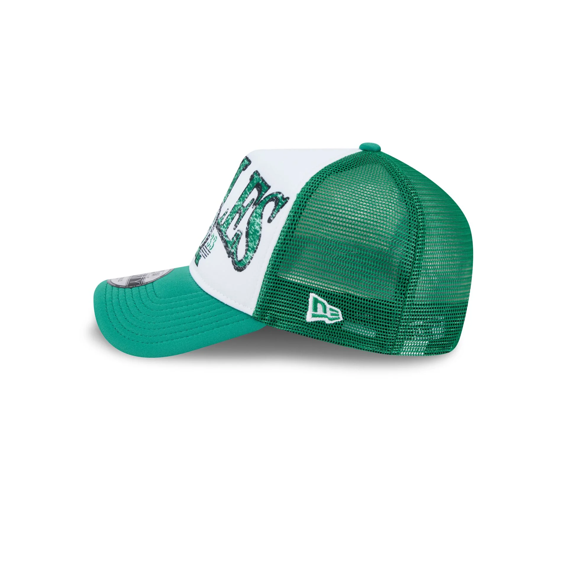 Philadelphia Eagles Distressed 9FORTY A-Frame Trucker Hat