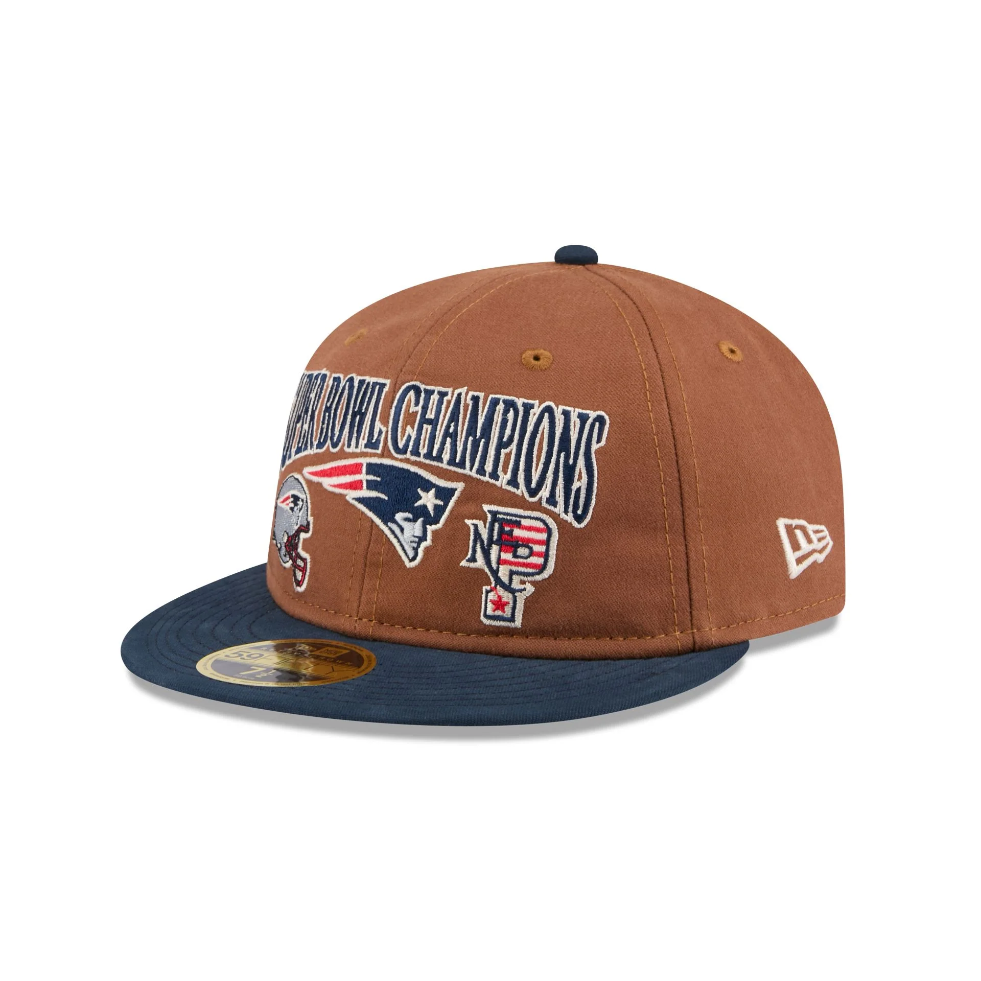 New England Patriots Champions Retro Crown 59FIFTY Fitted Hat
