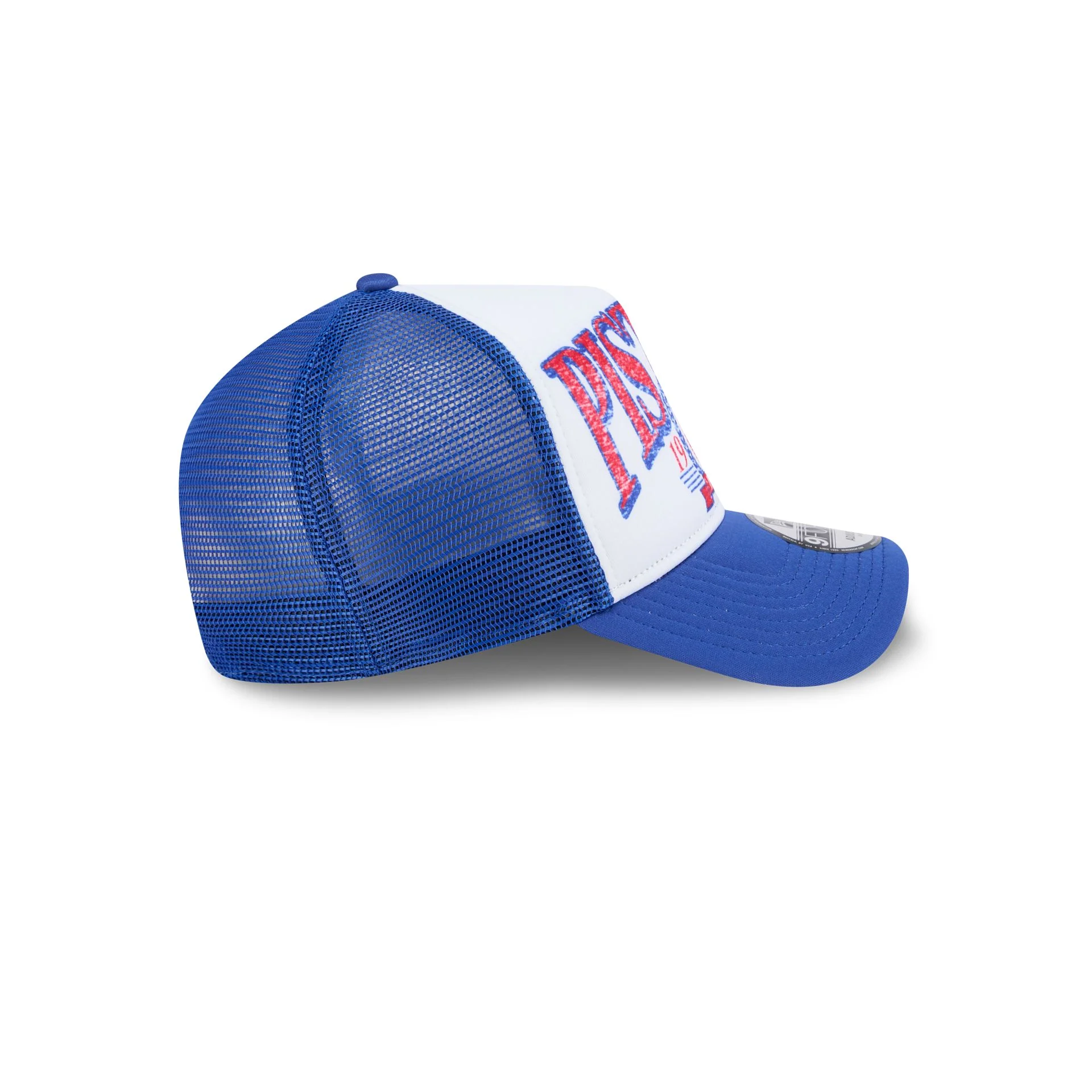 Detroit Pistons Distressed 9FORTY A-Frame Trucker Hat