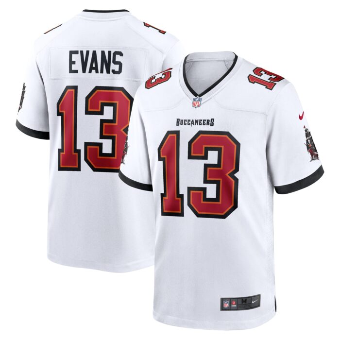 Men’s Tampa Bay Buccaneers Mike Evans Nike White White Game Jersey