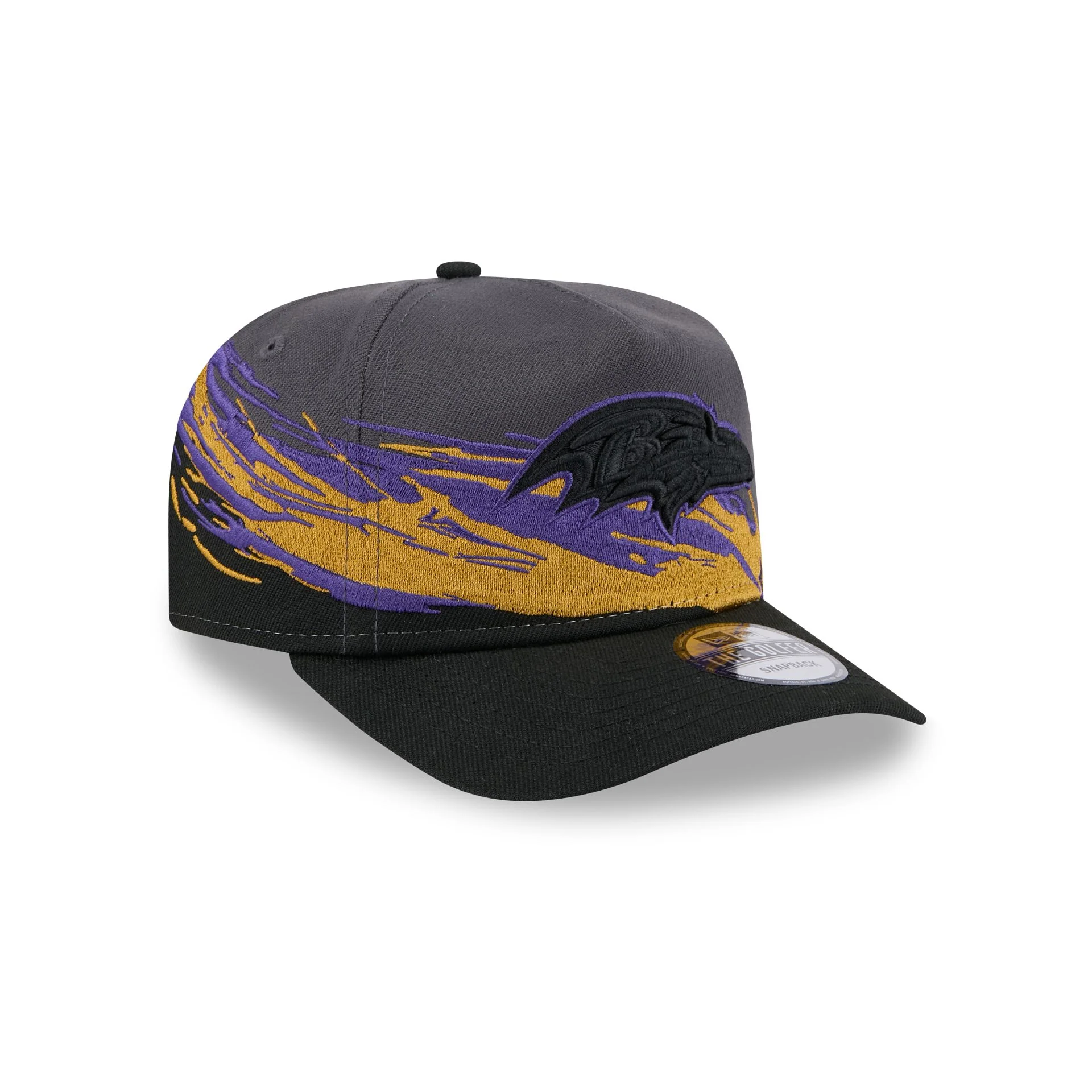 Baltimore Ravens Graphite Brushstroke Golfer Hat