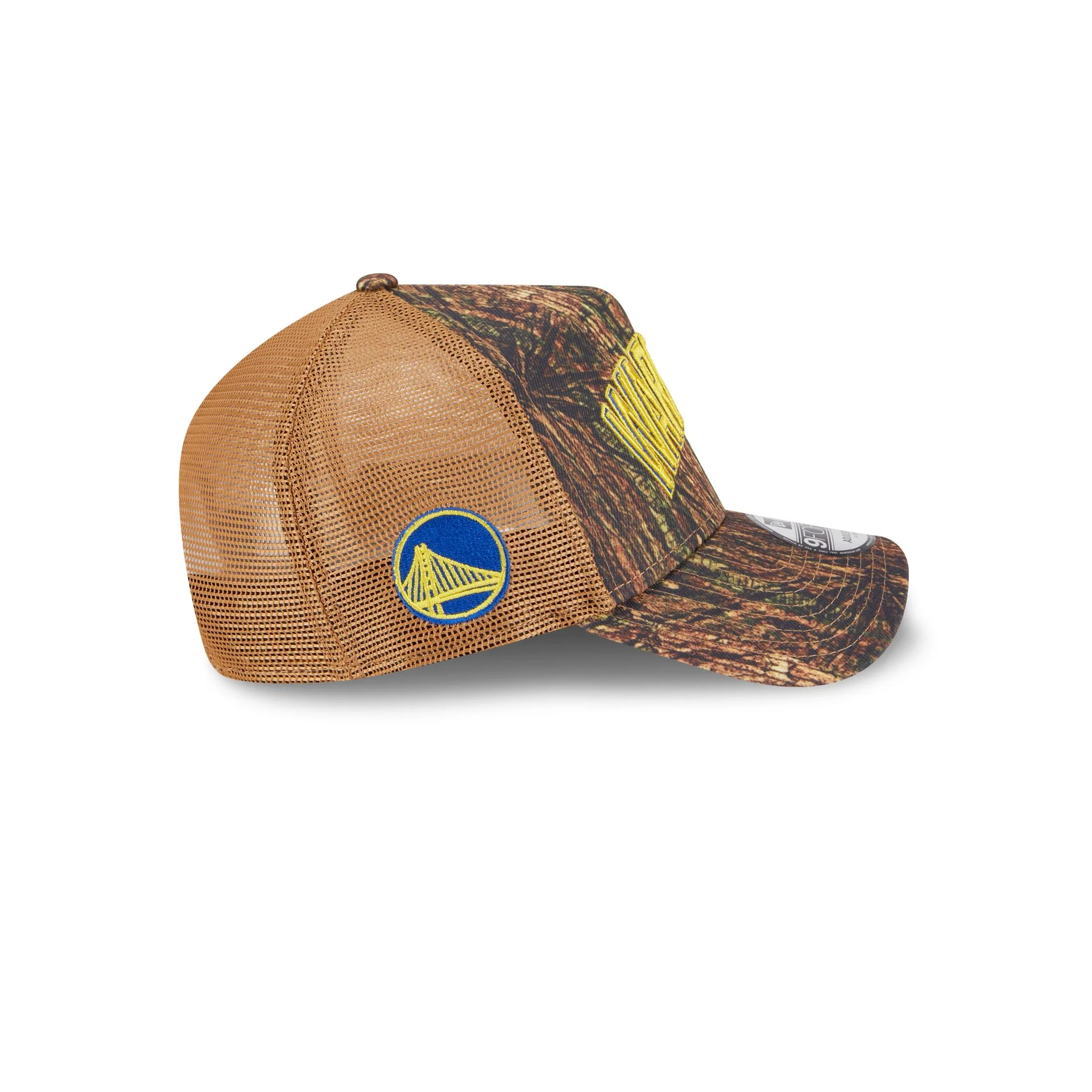 Golden State Warriors 2025 All-Star Game Fan Pack Grove 9FORTY A-Frame Trucker Hat
