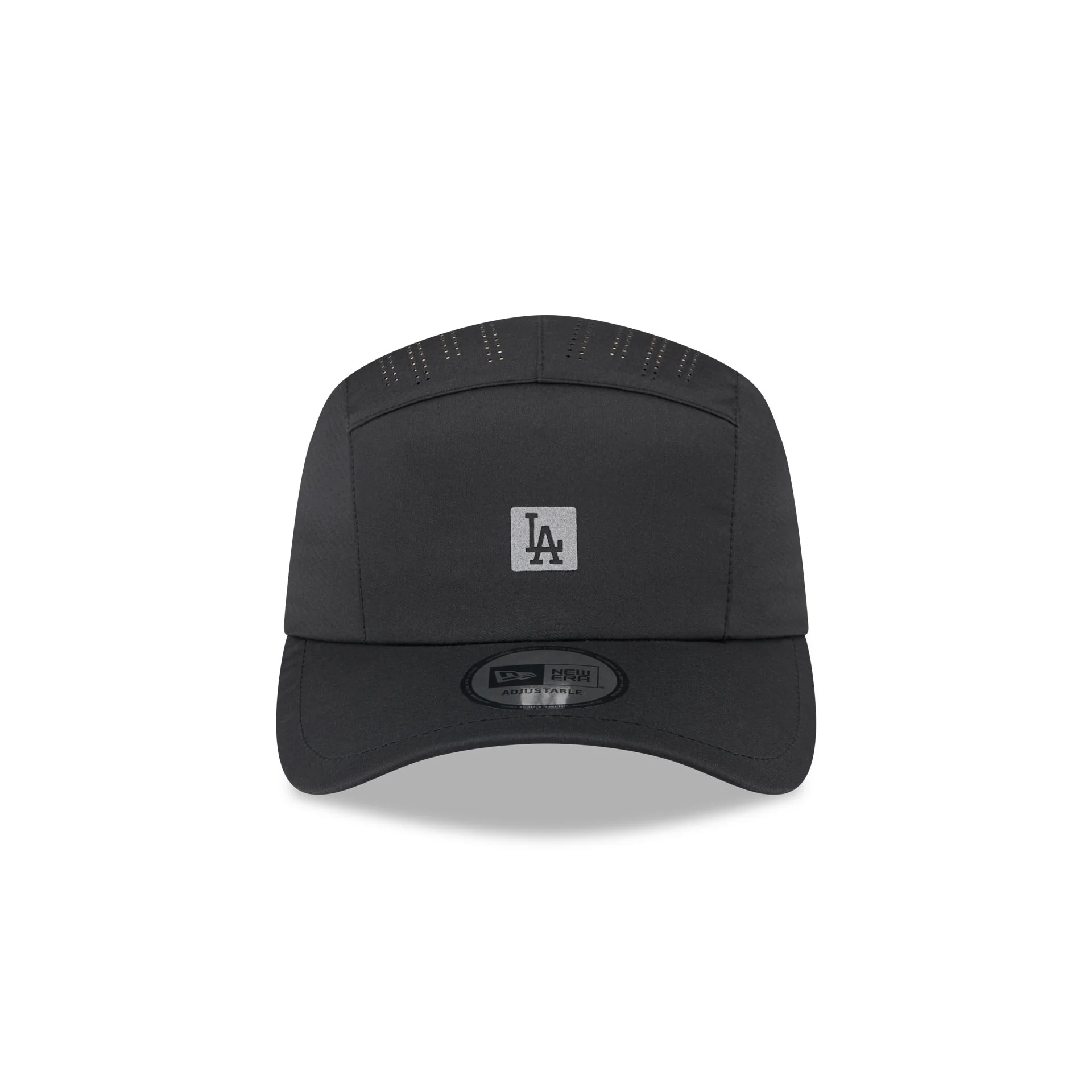 Los Angeles Dodgers Black Reflect Runner Adjustable Hat