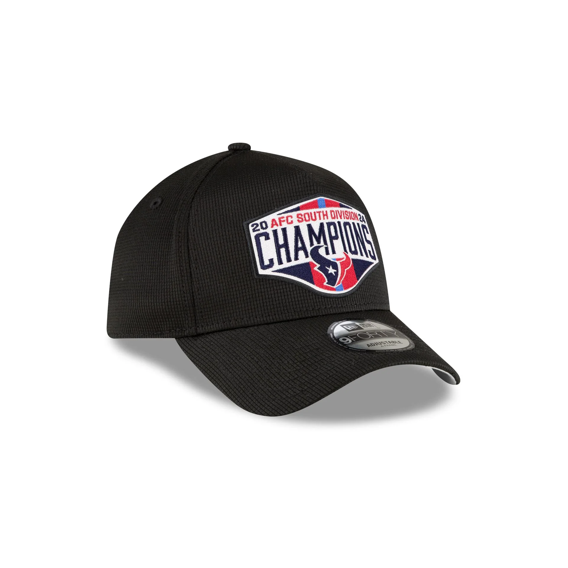 Houston Texans 2024 Division Champion Locker Room 9FORTY A-Frame Snapback Hat