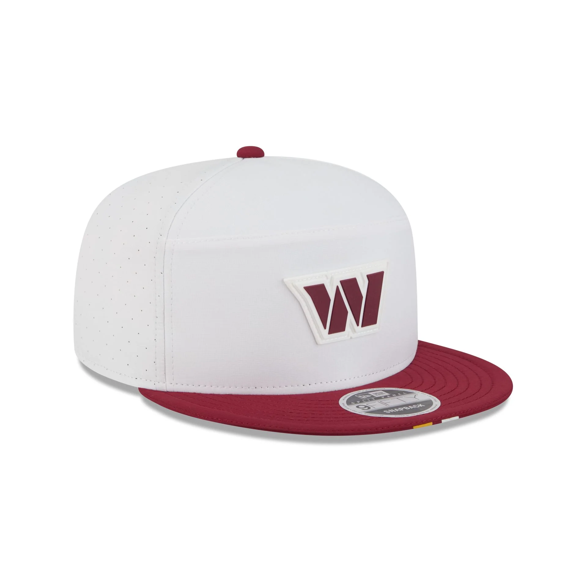 Washington Commanders 2025 Training Split Panel 9FIFTY Snapback Hat