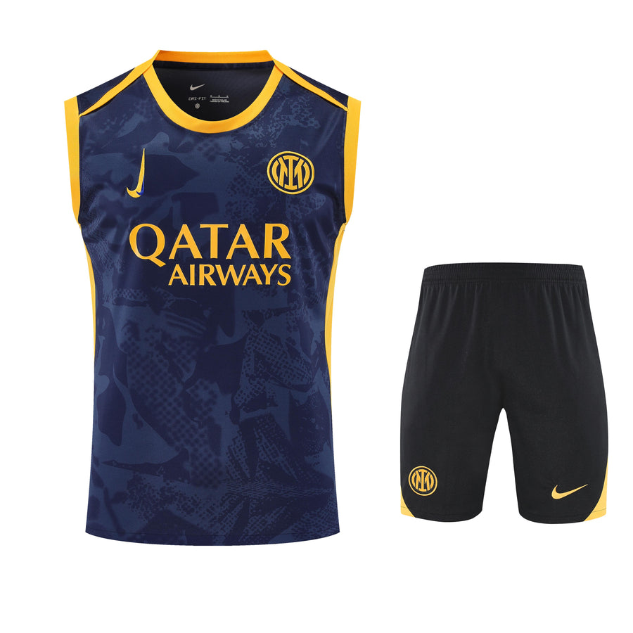 Kit Tank Top + Shorts Inter Milan Blue/Black Training 25/26