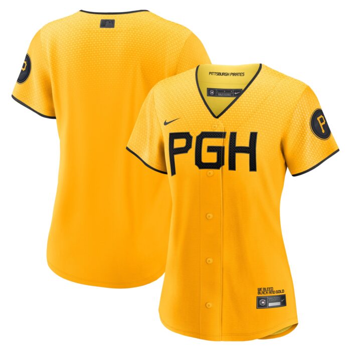 Women’s Pittsburgh Pirates  Nike Gold City Connect Replica Jersey