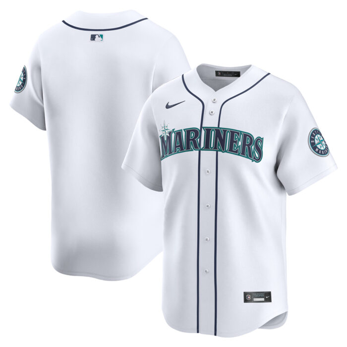 Men’s Seattle Mariners Nike White Home Limited Jersey