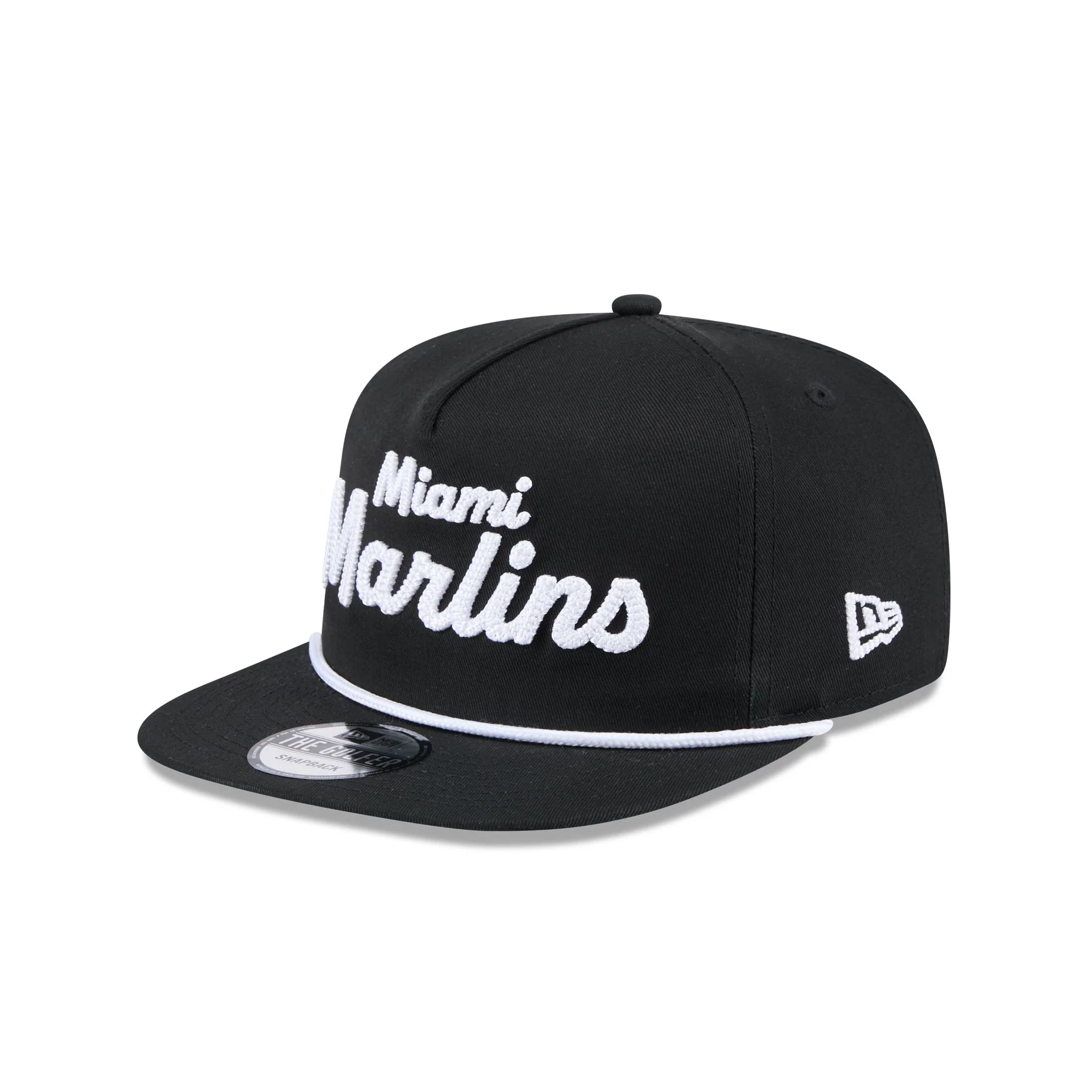 Miami Marlins Team Text Golfer Hat