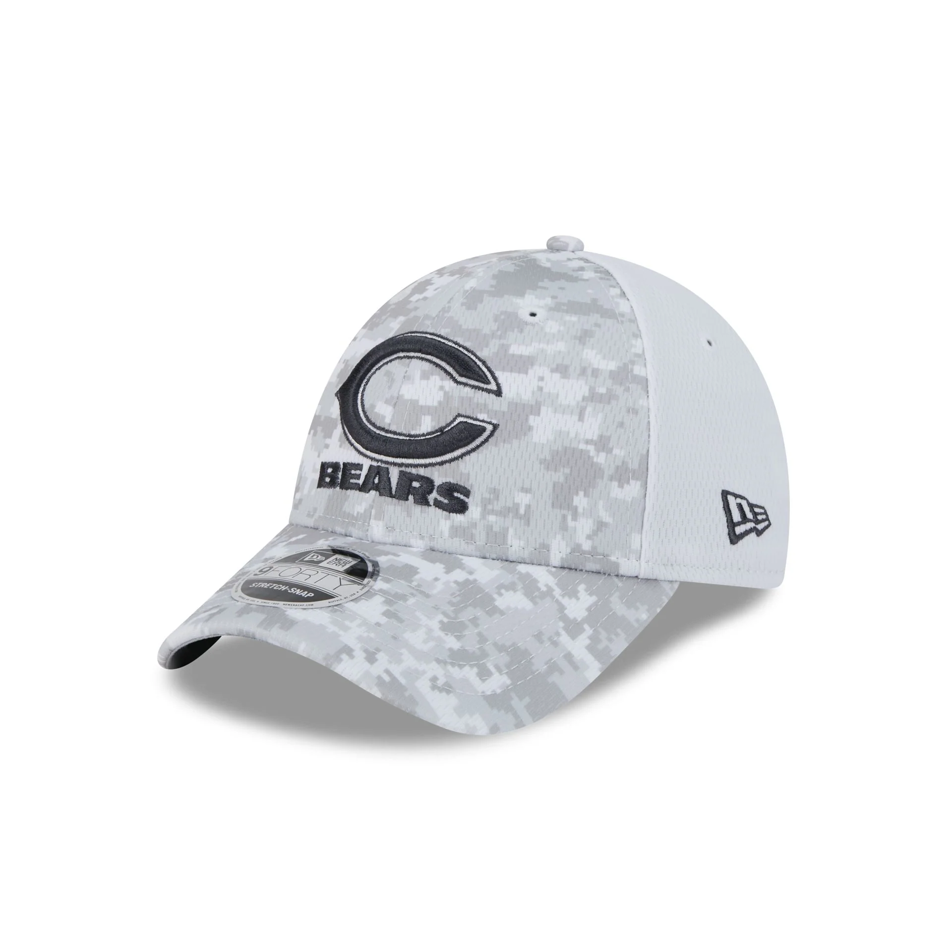 Chicago Bears 2024 Salute to Service 9FORTY Stretch-Snap Hat