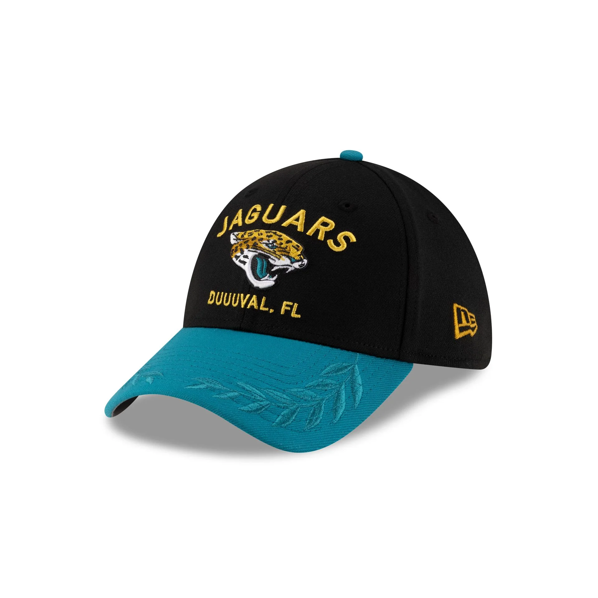 Jacksonville Jaguars 2025 Draft 39THIRTY Stretch Fit Hat