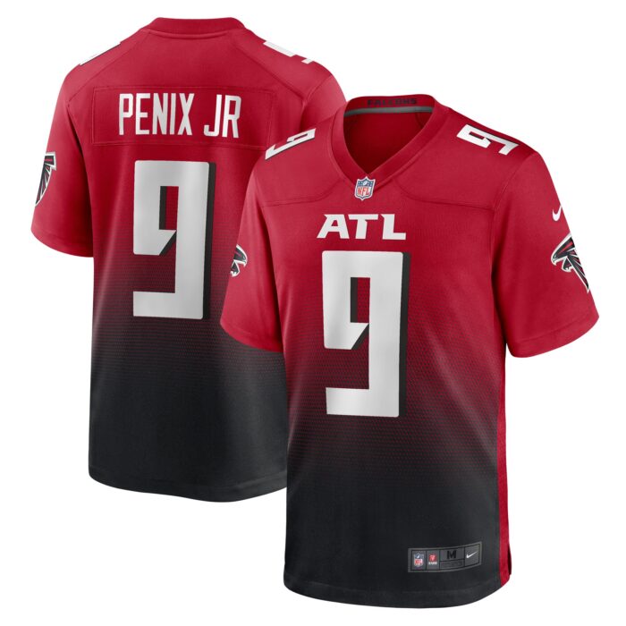 Men’s Atlanta Falcons Michael Penix Jr. Nike Red Alternate Game Jersey