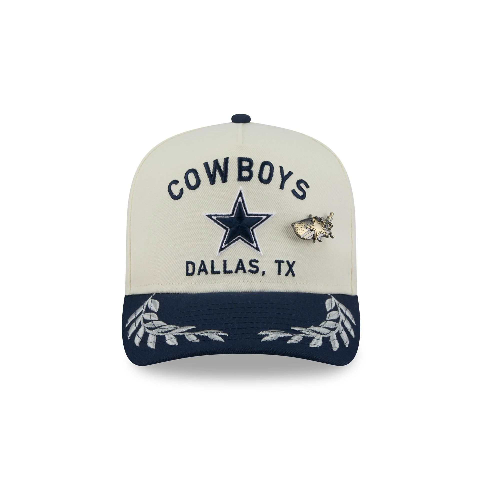 Dallas Cowboys 2025 Draft Chrome White 59FIFTY A-Frame Fitted Hat