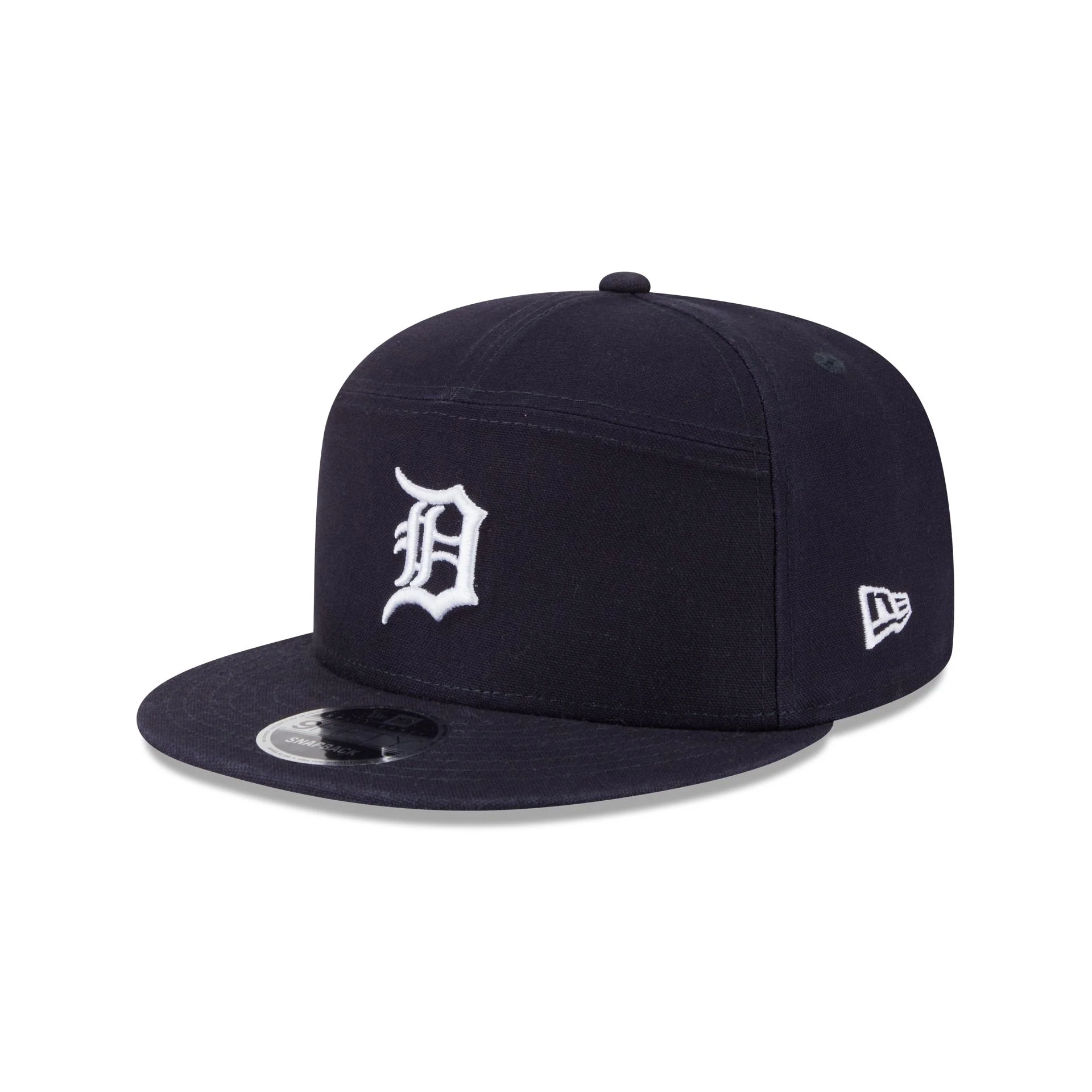 Detroit Tigers Cotton Canvas Split Panel 9FIFTY Trucker Hat