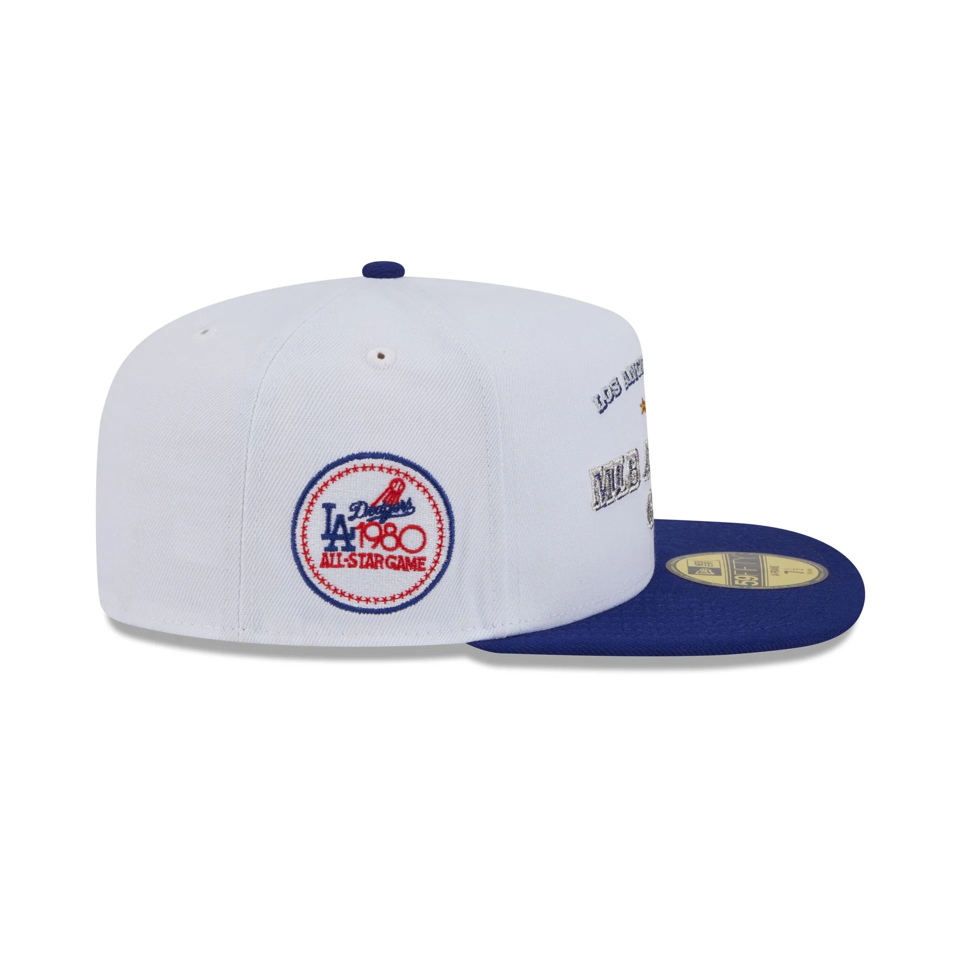 Los Angeles Dodgers Summer Derby White 59FIFTY A-Frame Fitted Hat