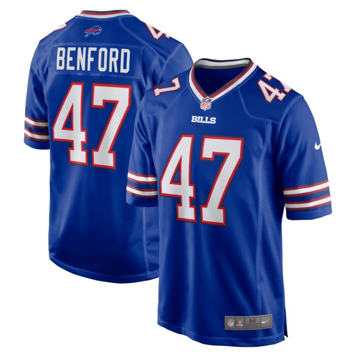 Men’s Buffalo Bills Christian Benford Nike Royal Game Jersey