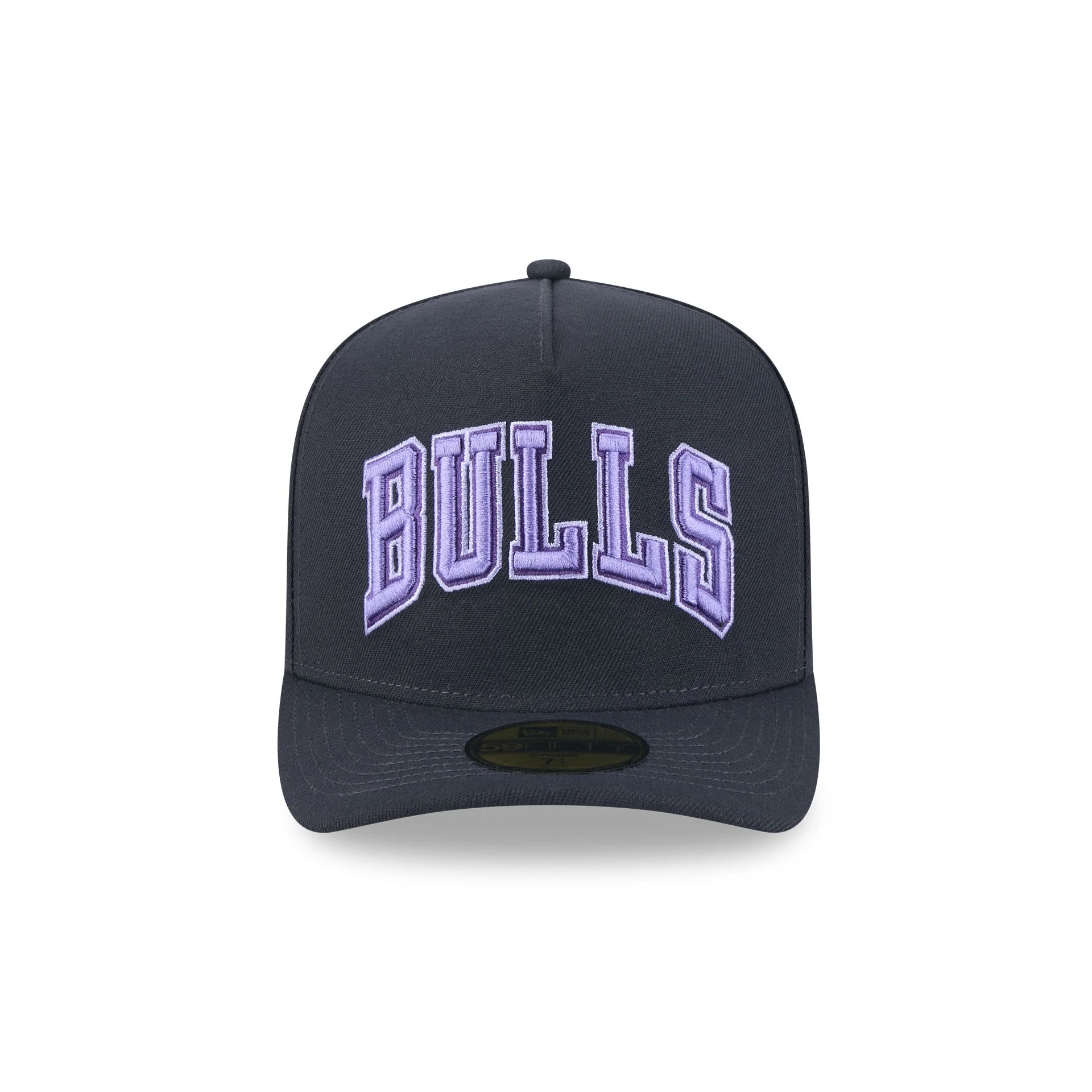 Chicago Bulls Navy Lavender 59FIFTY A-Frame Fitted Hat