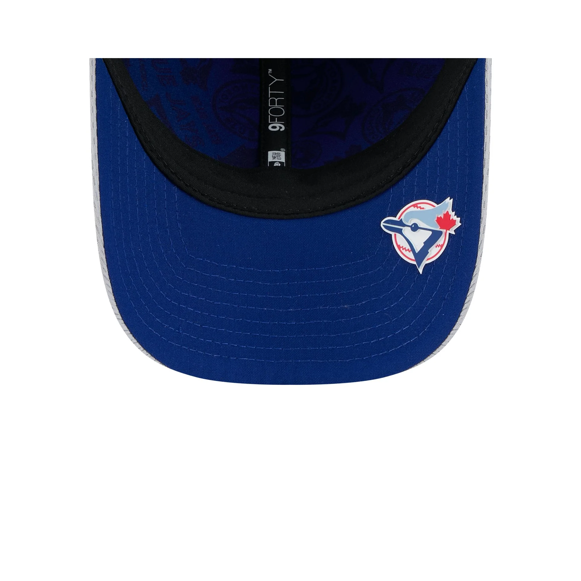Toronto Blue Jays 2025 Clubhouse Gray 9FORTY M-Crown Snapback Hat