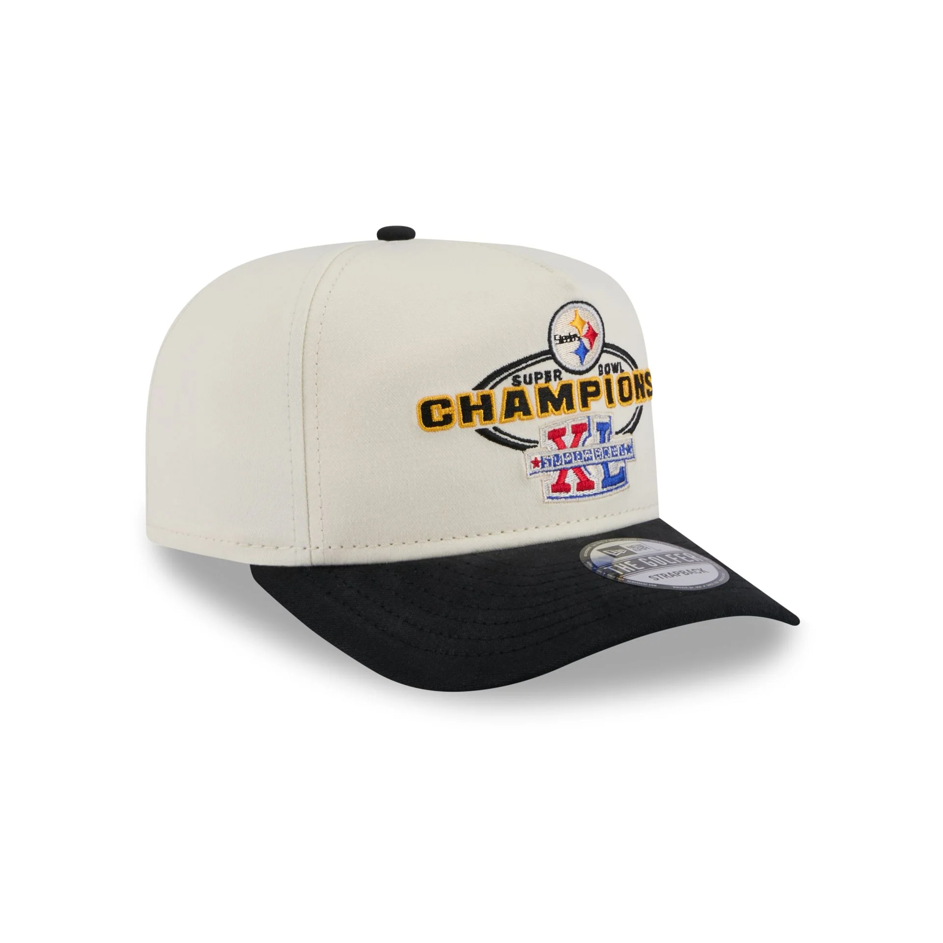 Pittsburgh Steelers Chrome White Champions Golfer Hat
