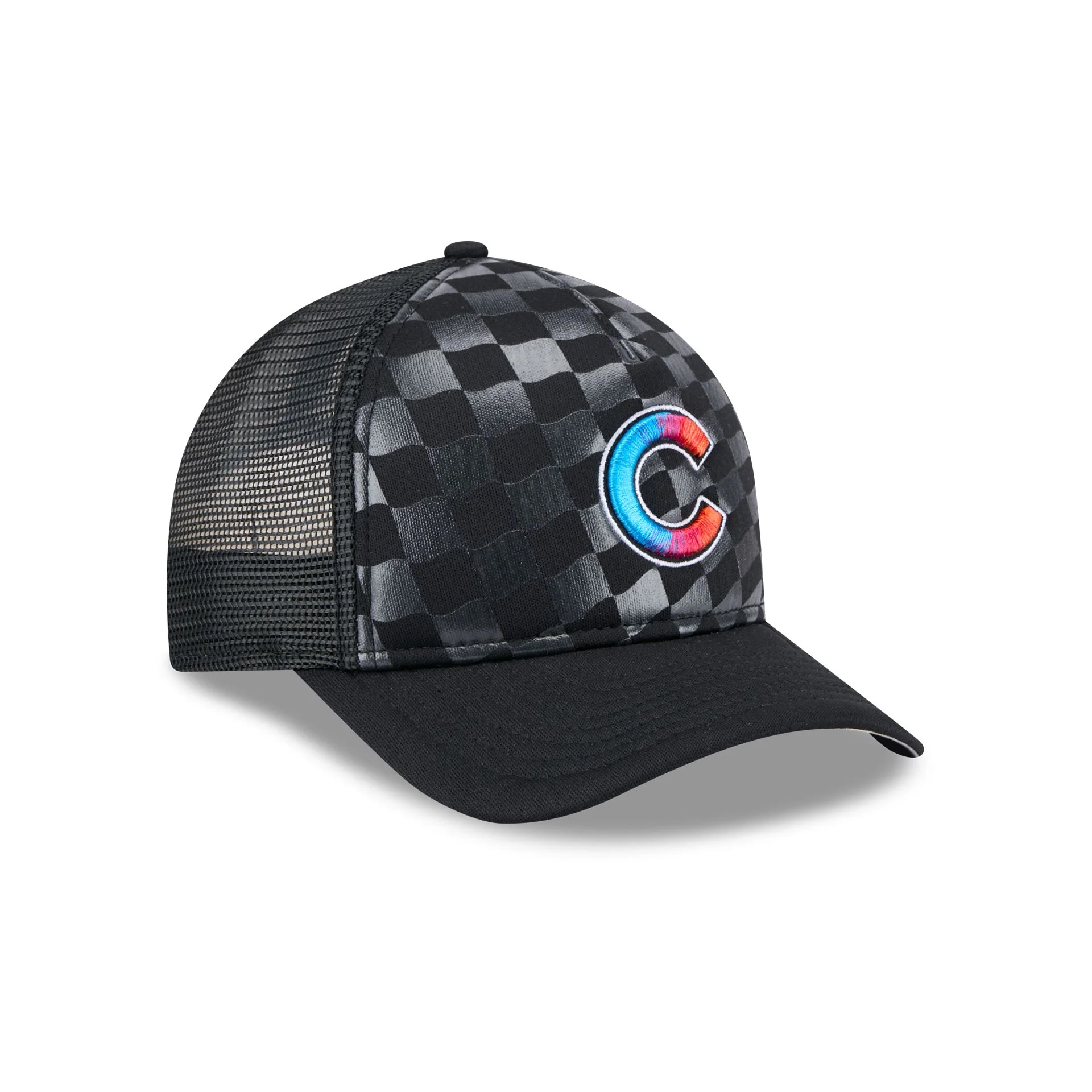 Chicago Cubs Gradient Raceway 9FORTY M-Crown A-Frame Trucker Hat