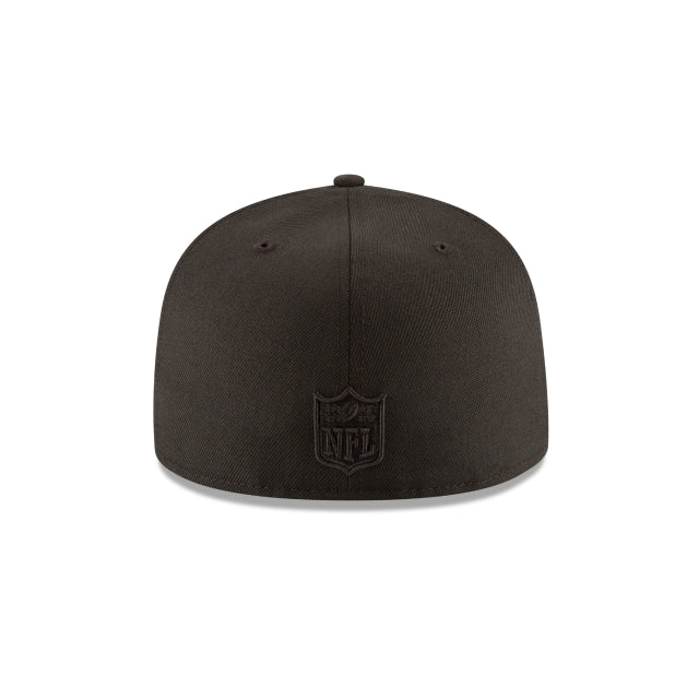 Tampa Bay Buccaneers Black On Black 59FIFTY Fitted Hat