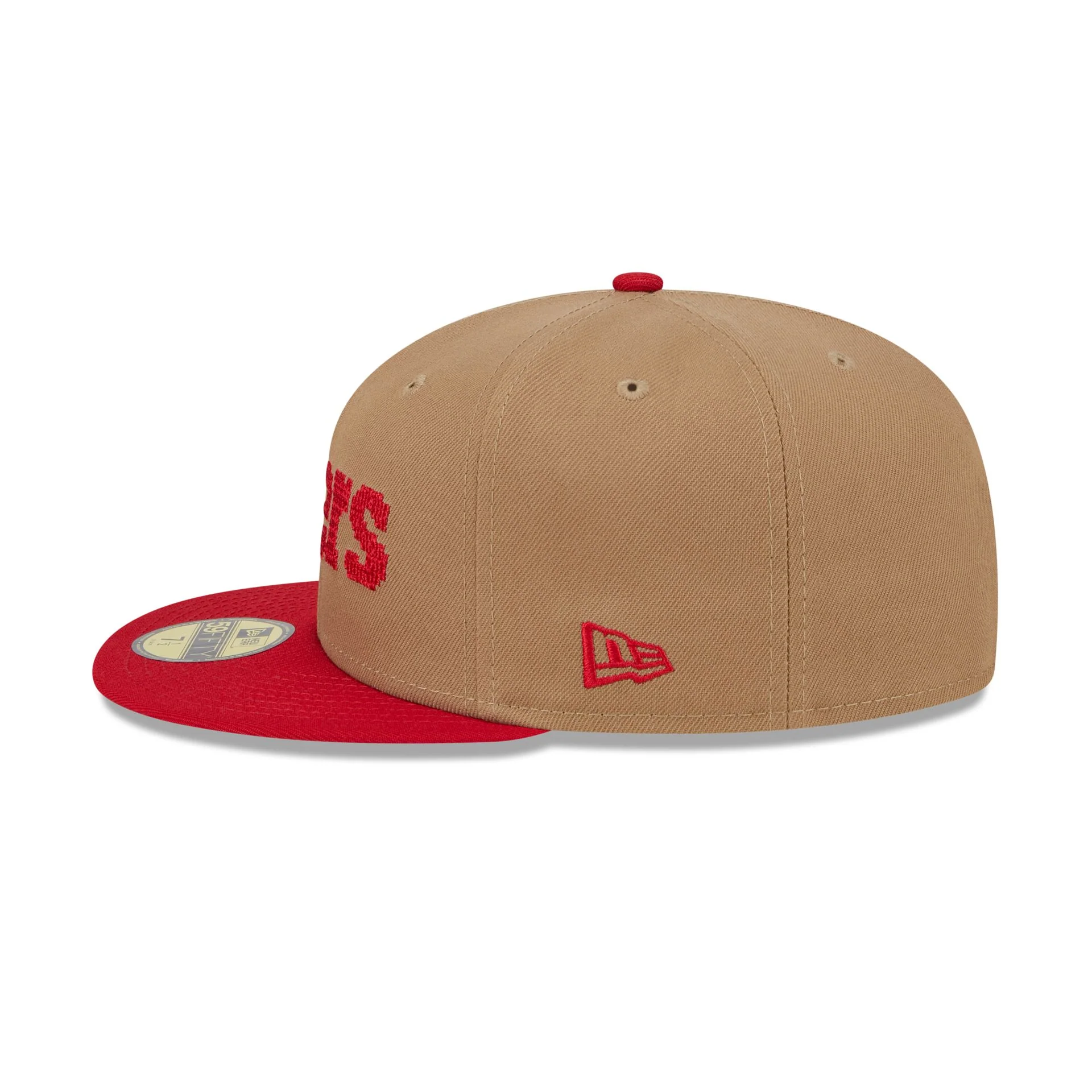 San Francisco 49ers Classic 8-Bit Wordmark 59FIFTY Fitted Hat