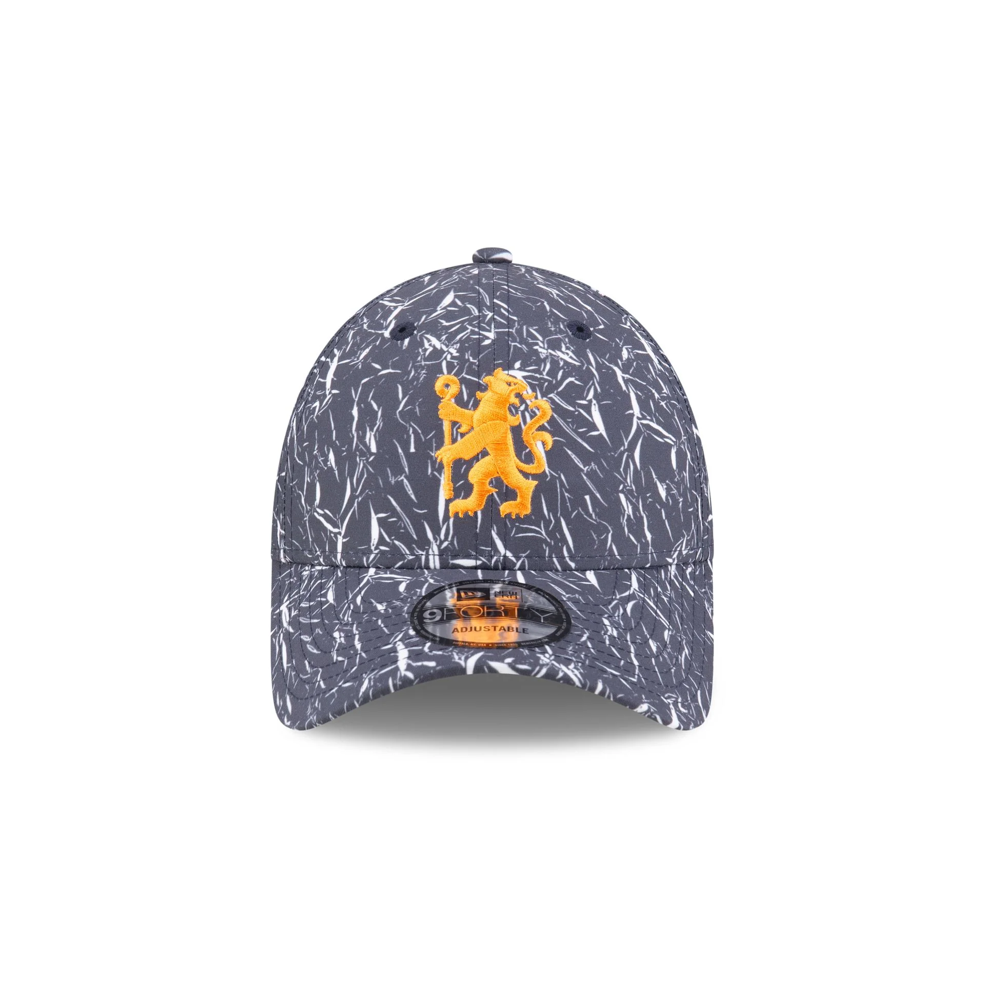 Chelsea FC Lion Crest Crinkle All Over Print 9FORTY Adjustable Hat