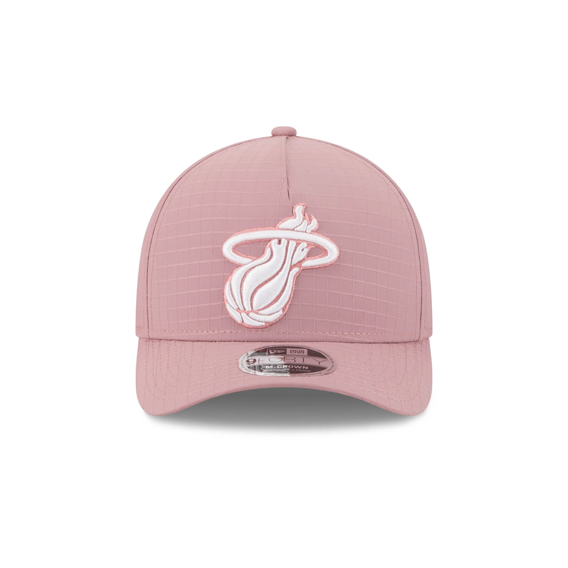 Miami Heat Pink Ripstop 9FORTY M-Crown A-Frame Snapback Hat