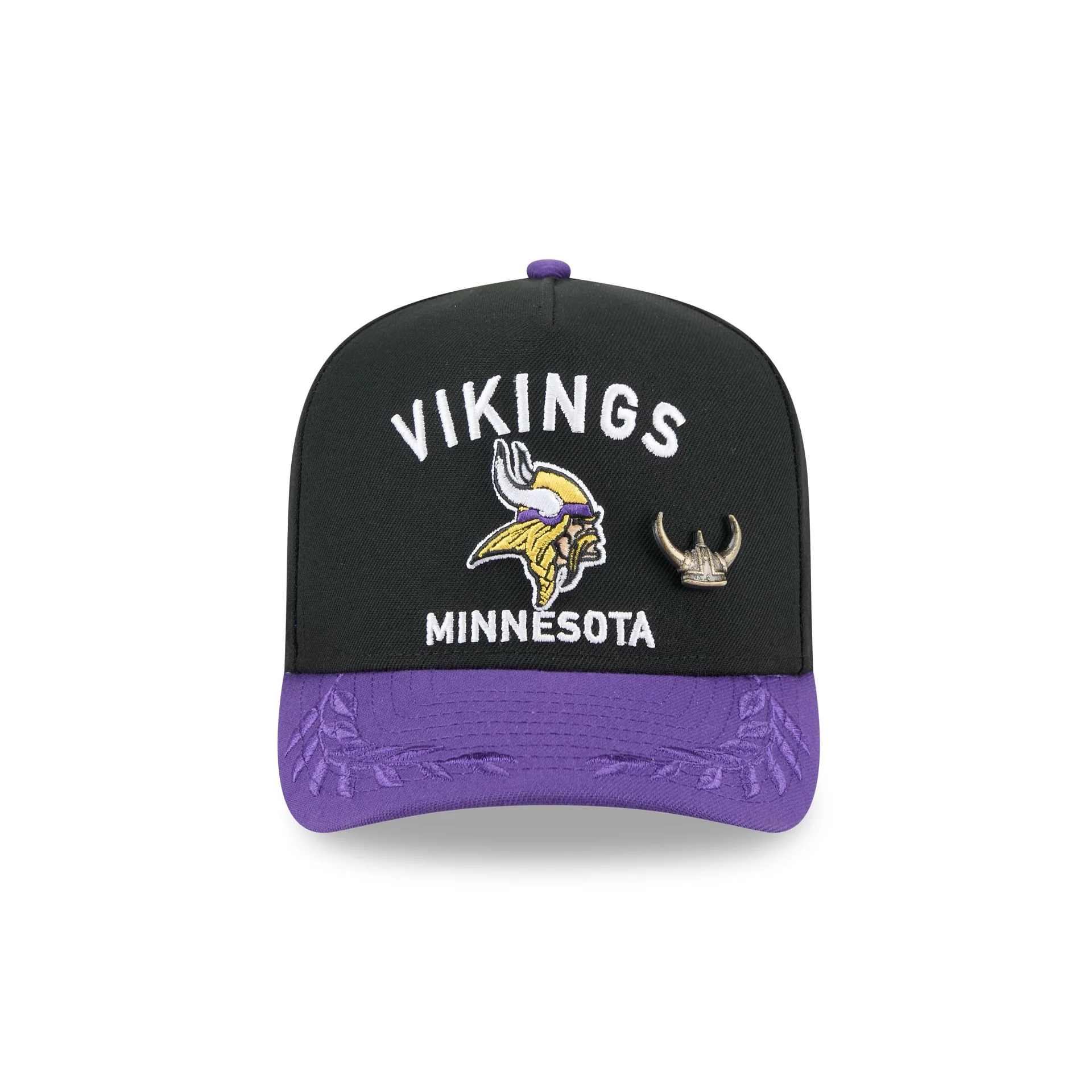 Minnesota Vikings 2025 Draft Black 59FIFTY A-Frame Fitted Hat
