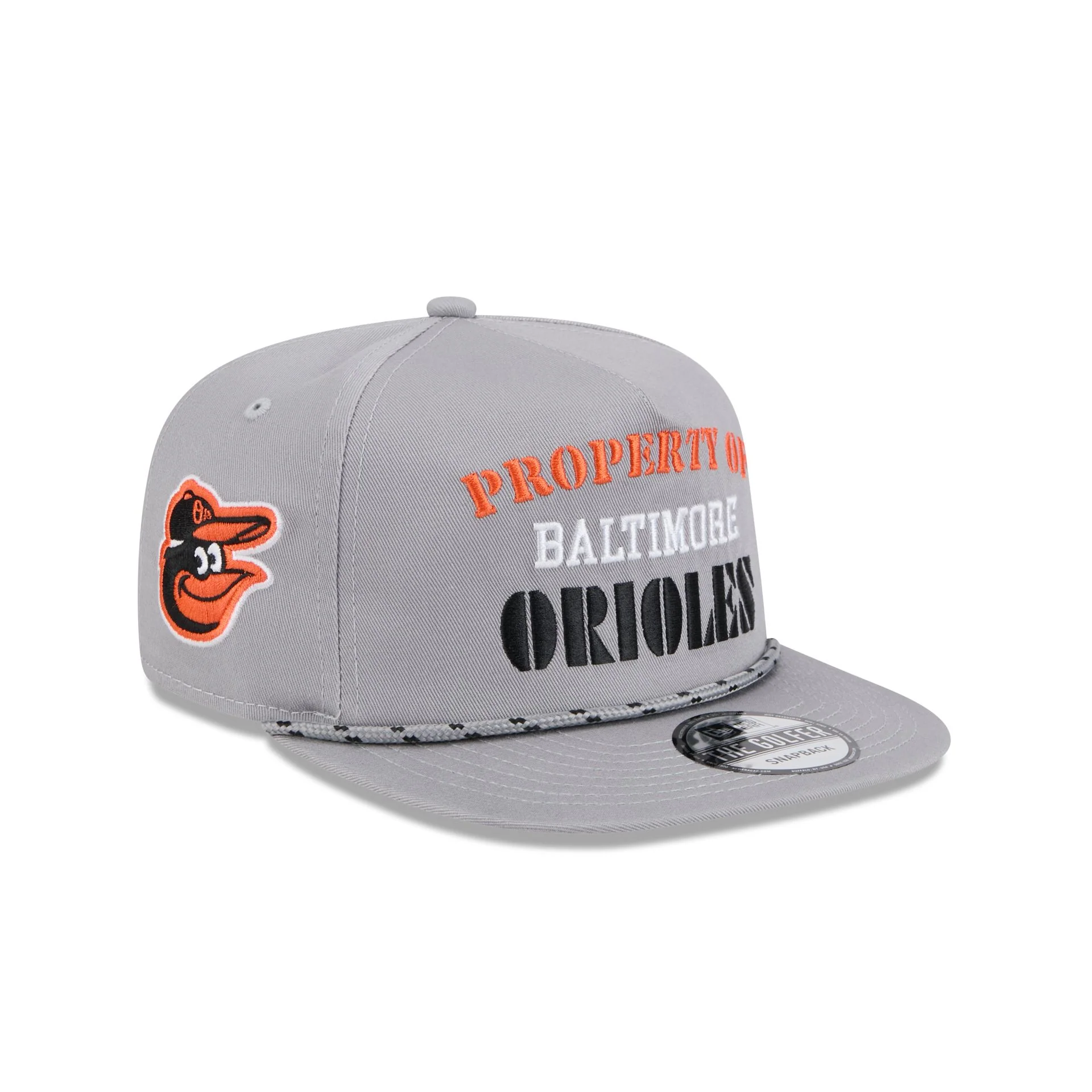 Baltimore Orioles Vintage Gray Rope Golfer Hat