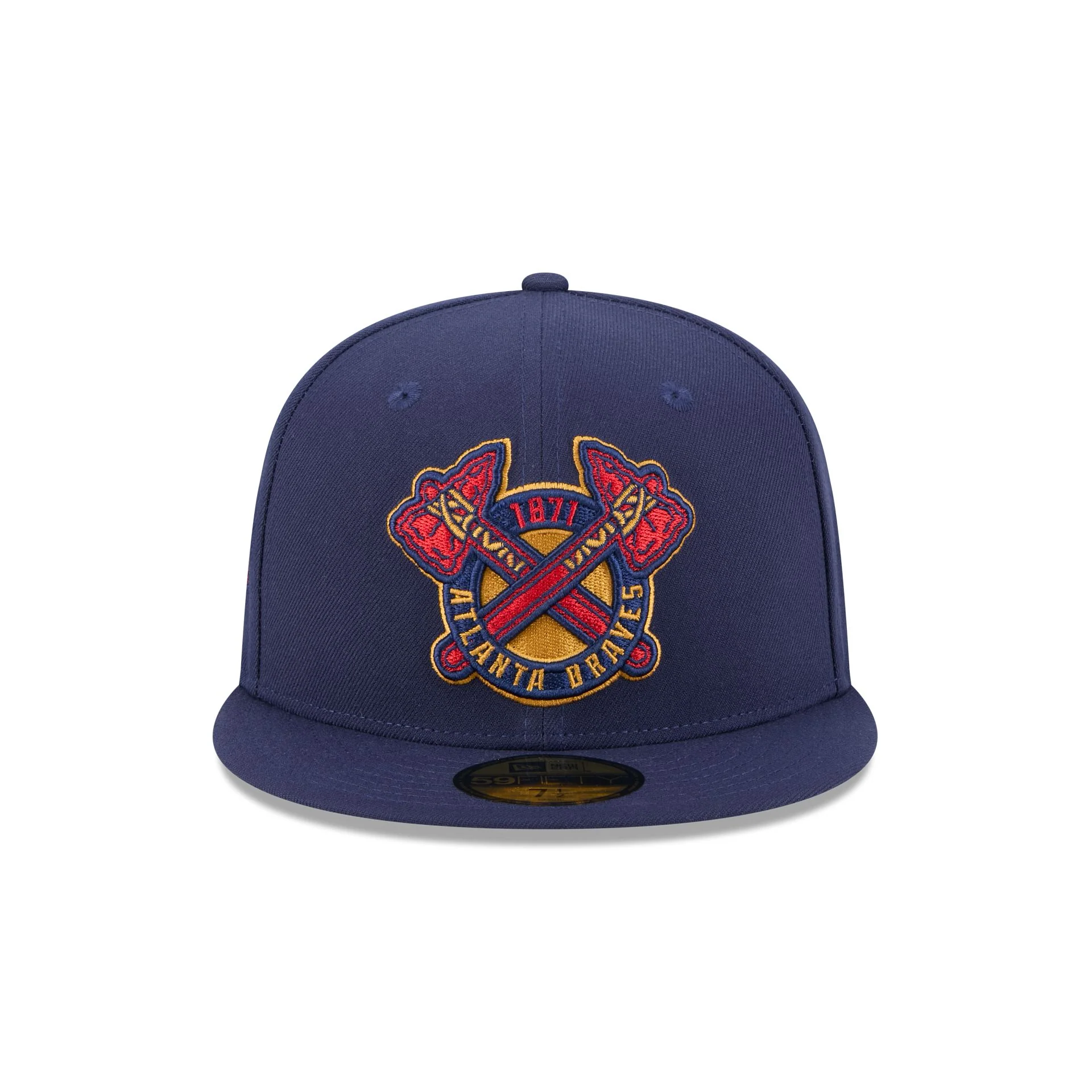 Atlanta Braves Blue Tartan 59FIFTY Fitted Hat