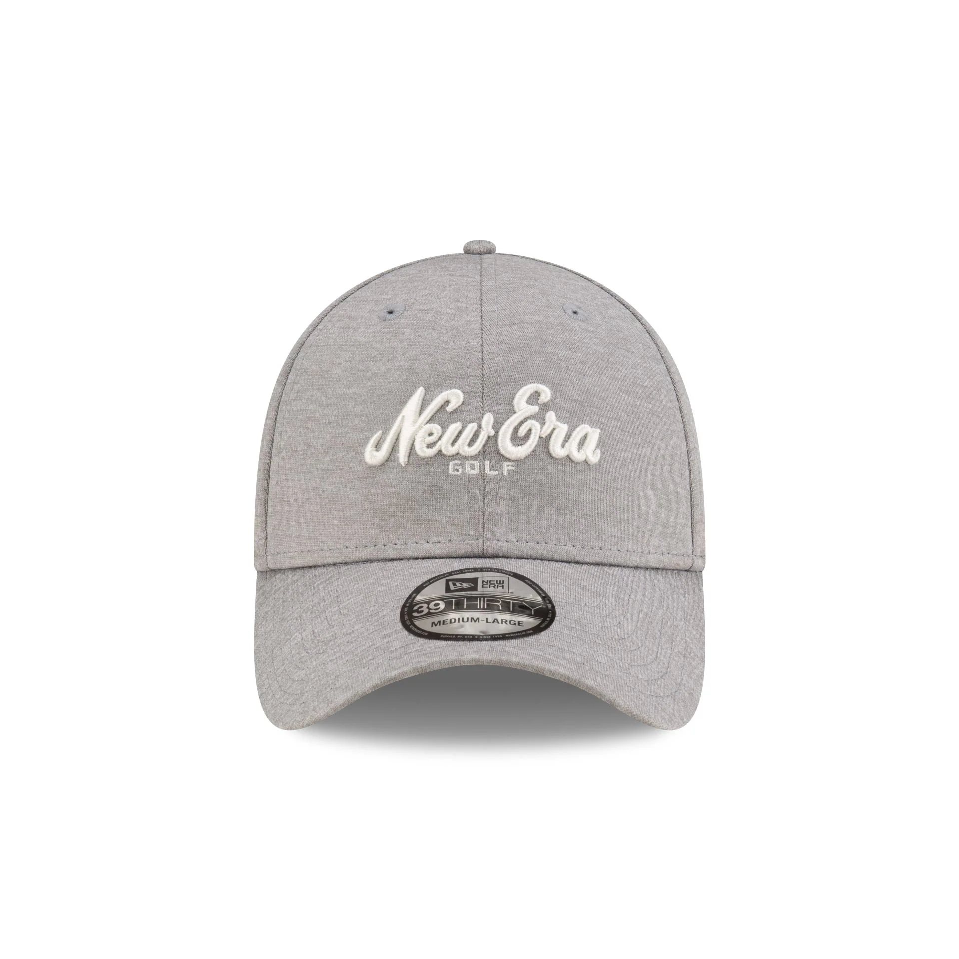New Era Golf Script Gray 39THIRTY Stretch Fit Hat