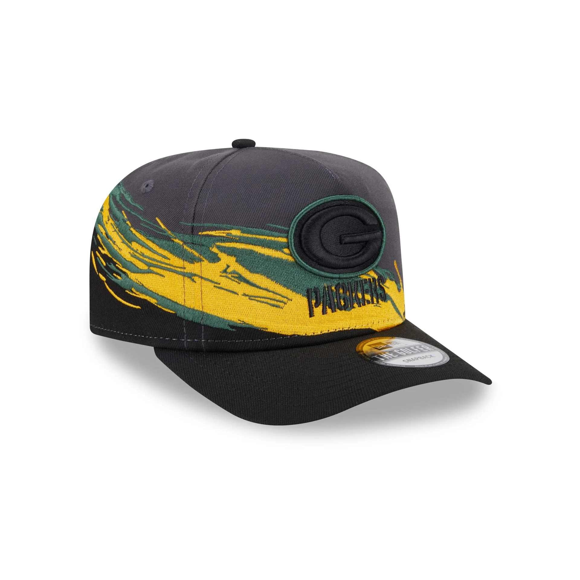 Green Bay Packers Graphite Brushstroke Golfer Hat