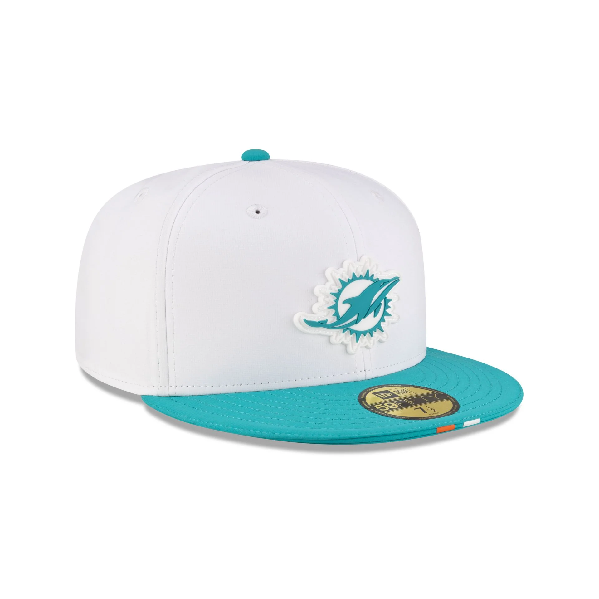 Miami Dolphins 2025 Training 59FIFTY Fitted Hat