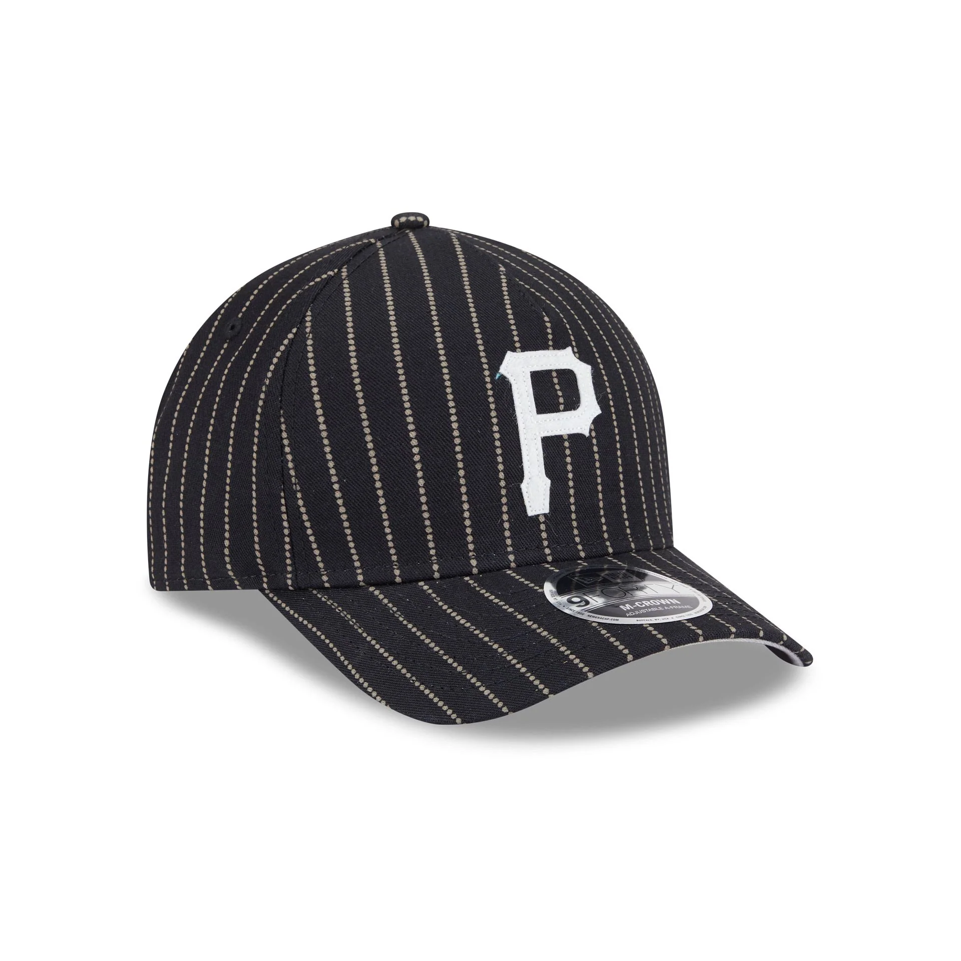 Pittsburgh Pirates Dotted Pinstripe 9FORTY M-Crown A-Frame Adjustable Hat