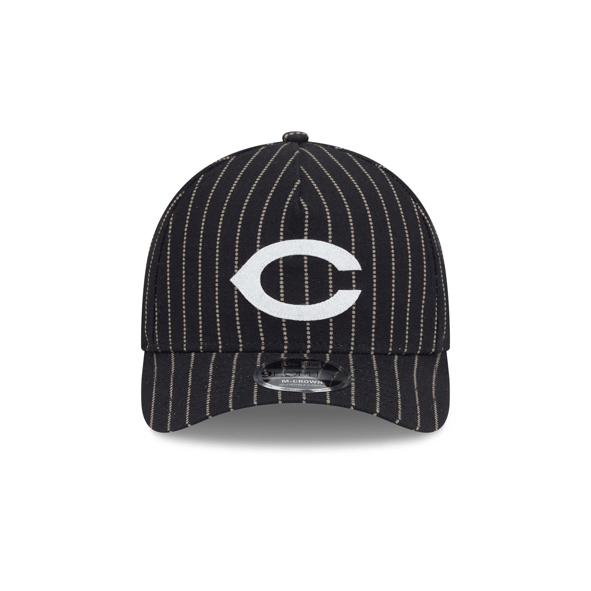 Chicago Cubs Dotted Pinstripe 9FORTY M-Crown A-Frame Adjustable Hat