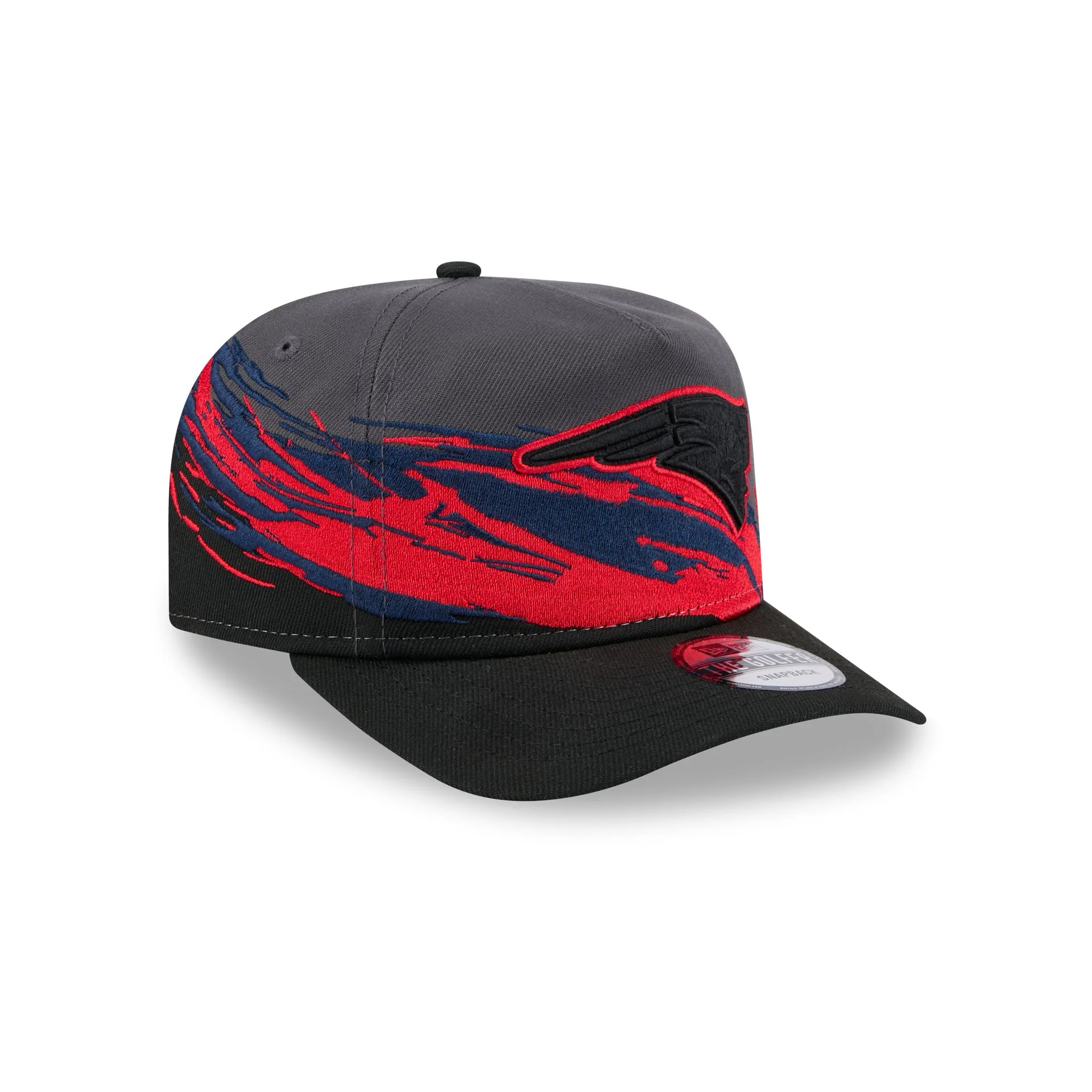 New England Patriots Graphite Brushstroke Golfer Hat
