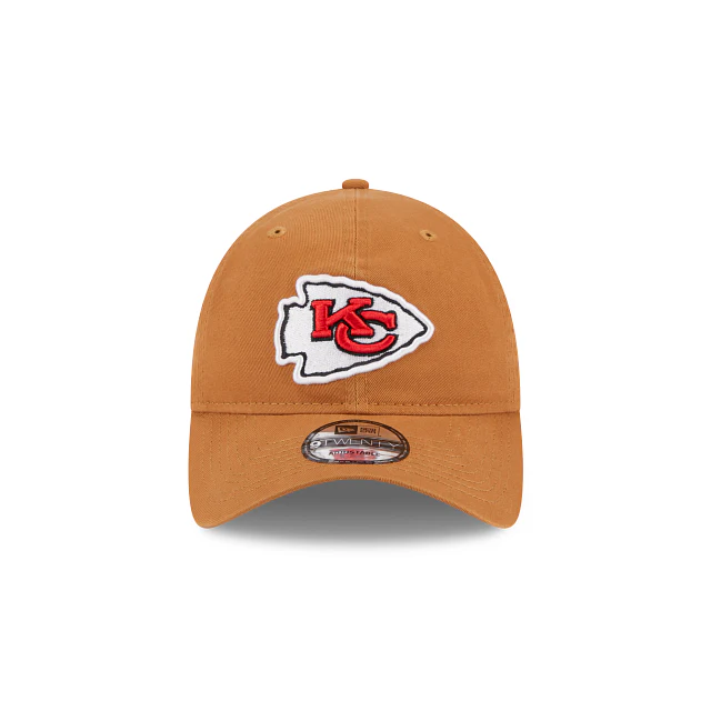 Kansas City Chiefs Light Bronze 9TWENTY Adjustable Hat
