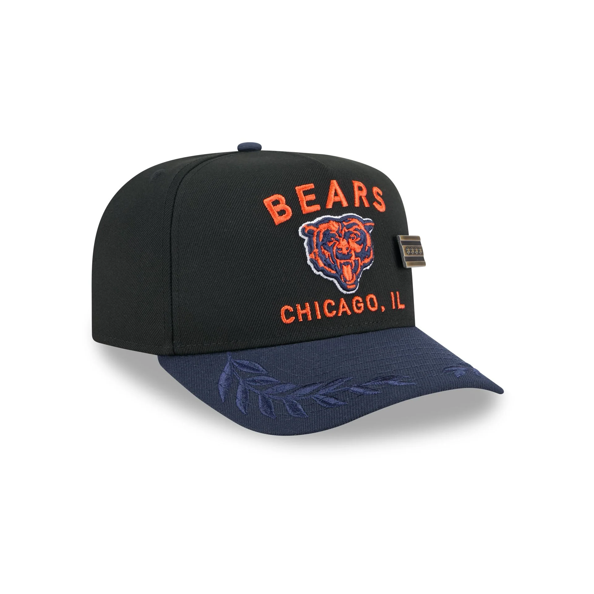 Chicago Bears 2025 Draft Black 59FIFTY A-Frame Fitted Hat