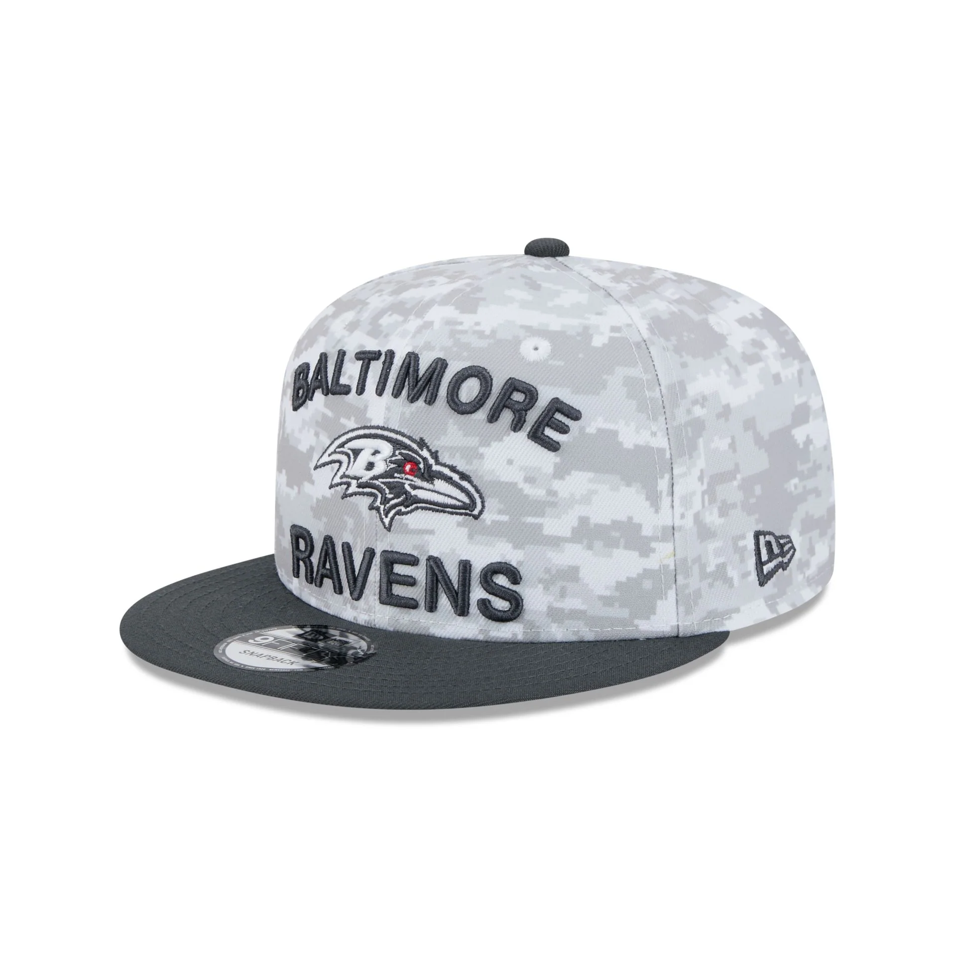 Baltimore Ravens 2024 Salute to Service 9FIFTY Snapback Hat