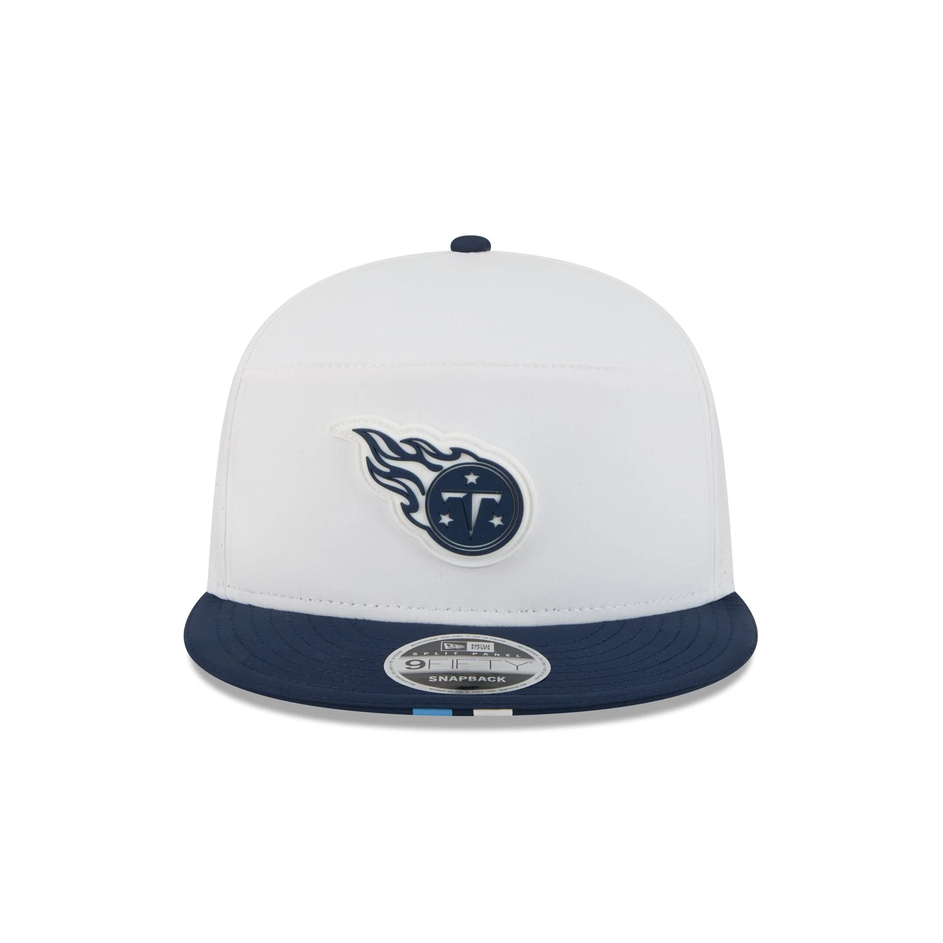 Tennessee Titans 2025 Training Split Panel 9FIFTY Snapback Hat