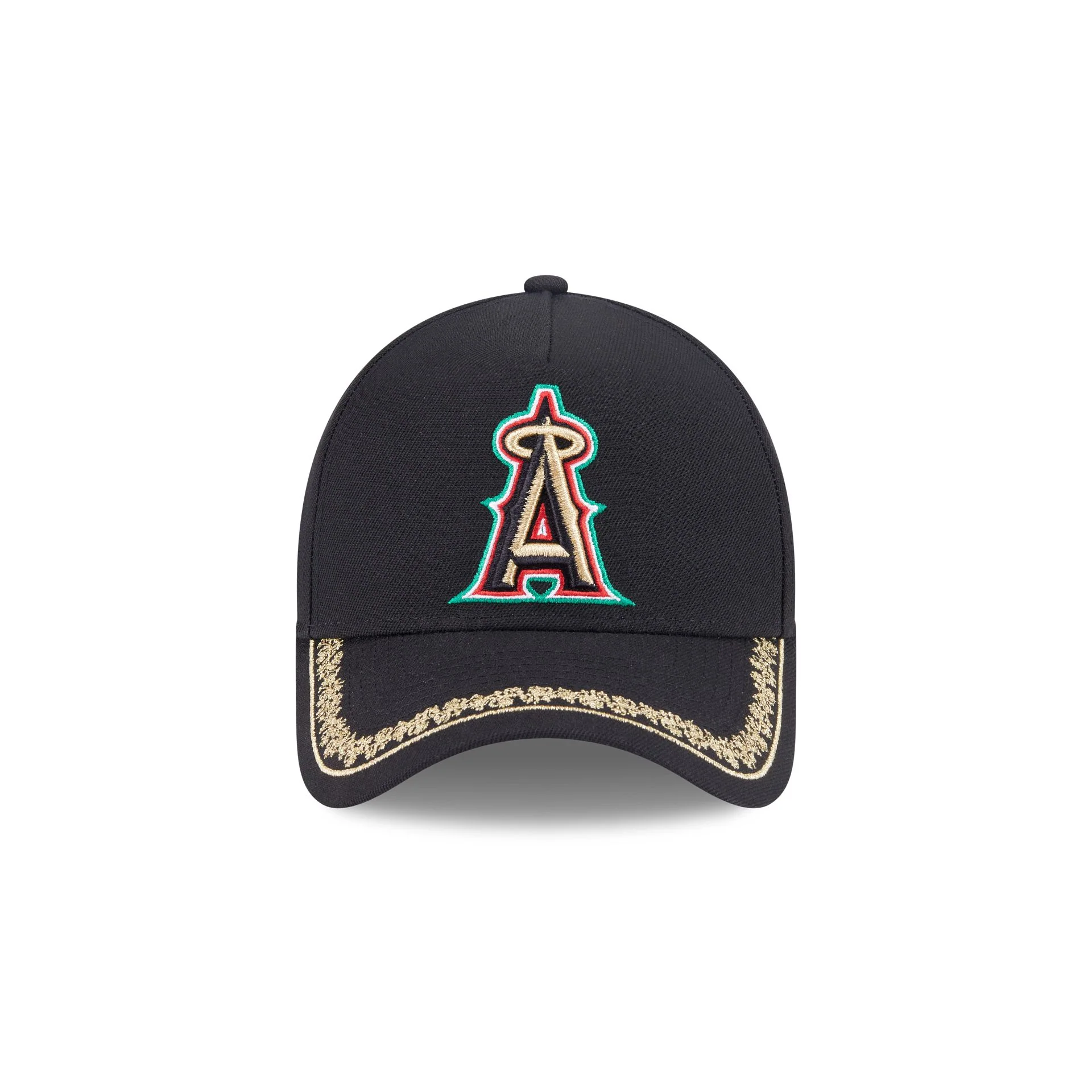 Los Angeles Angels Ornate Visor 9FORTY A-Frame Snapback Hat