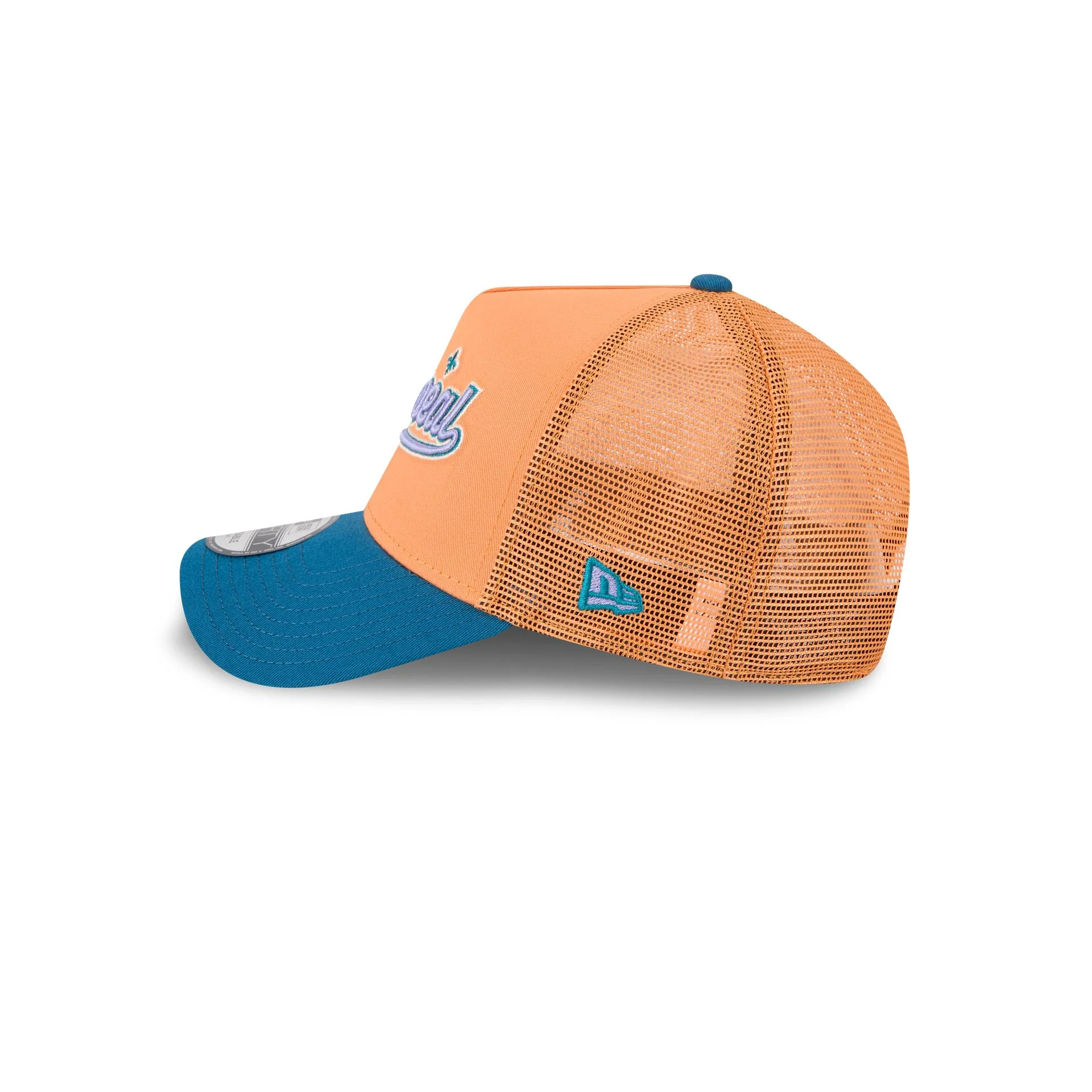 Montreal Expos Orange Glaze 9FORTY A-Frame Trucker Hat