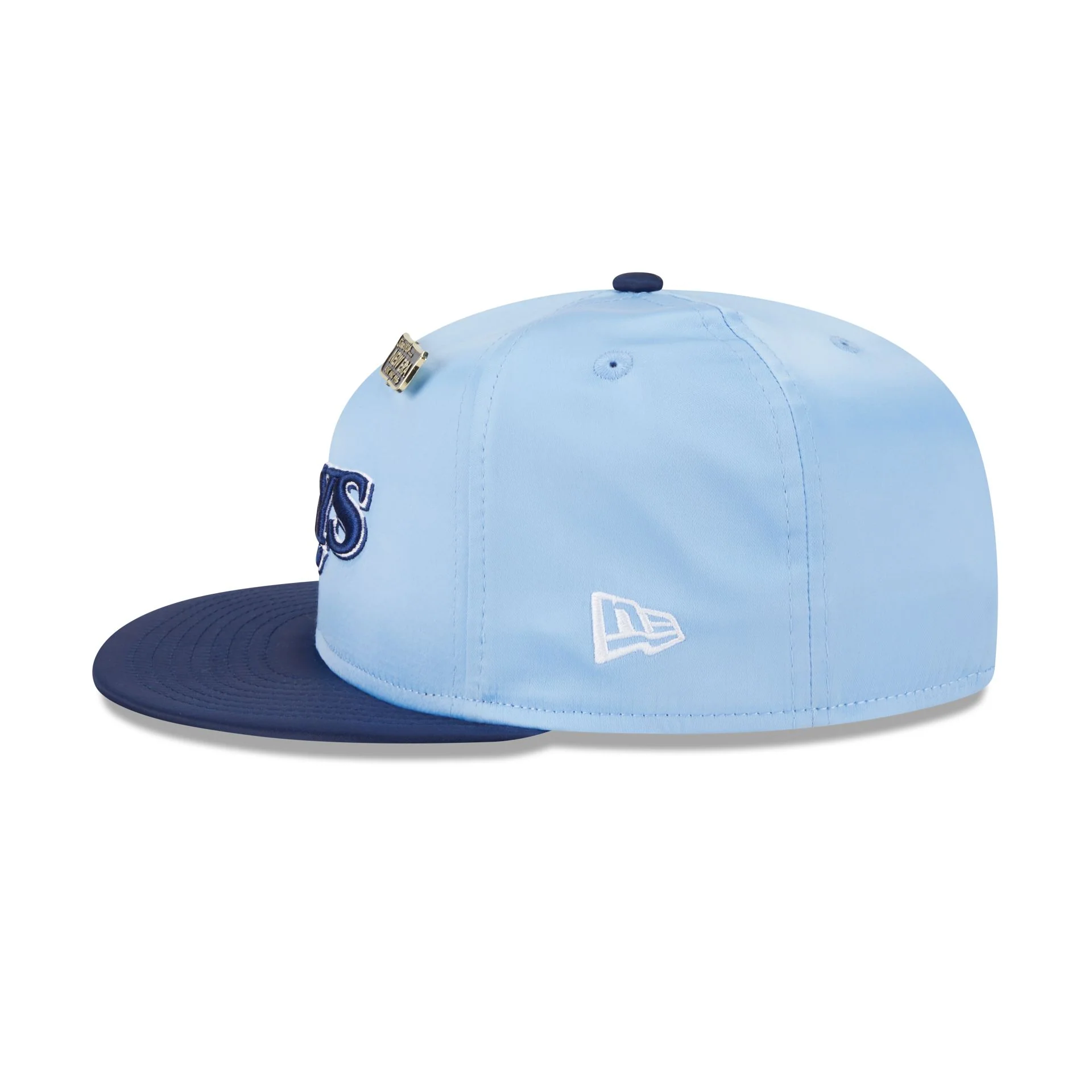 Tampa Bay Rays Satin Pin 9FIFTY Snapback Hat