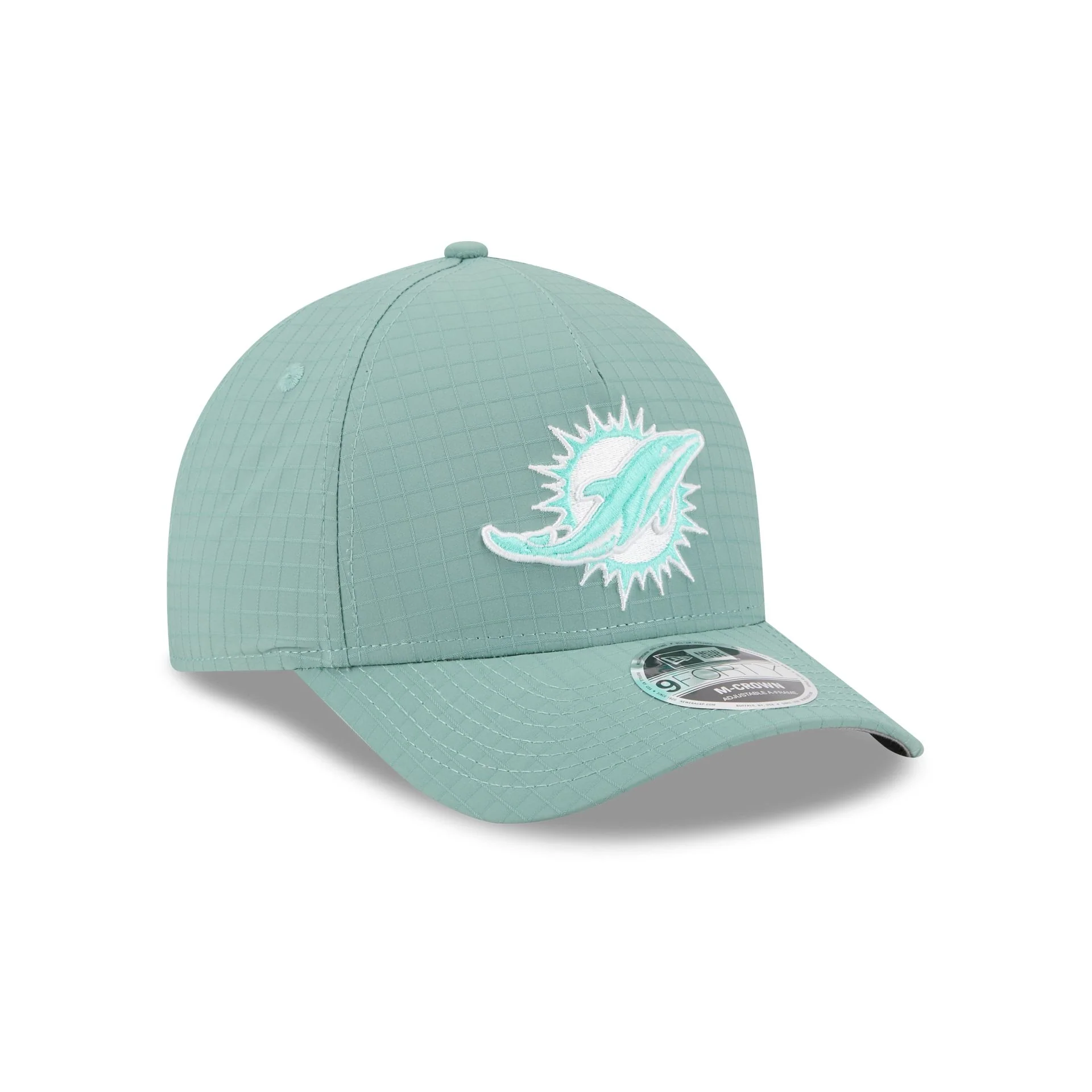 Miami Dolphins Green Ripstop 9FORTY M-Crown A-Frame Snapback Hat